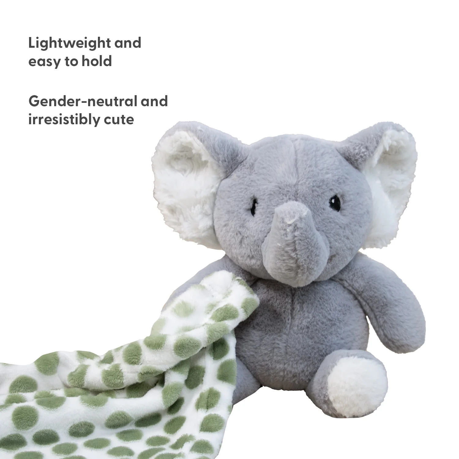 Ellie Elephant Plush Stuffed Animal and Blanket Gift Set - Image 4