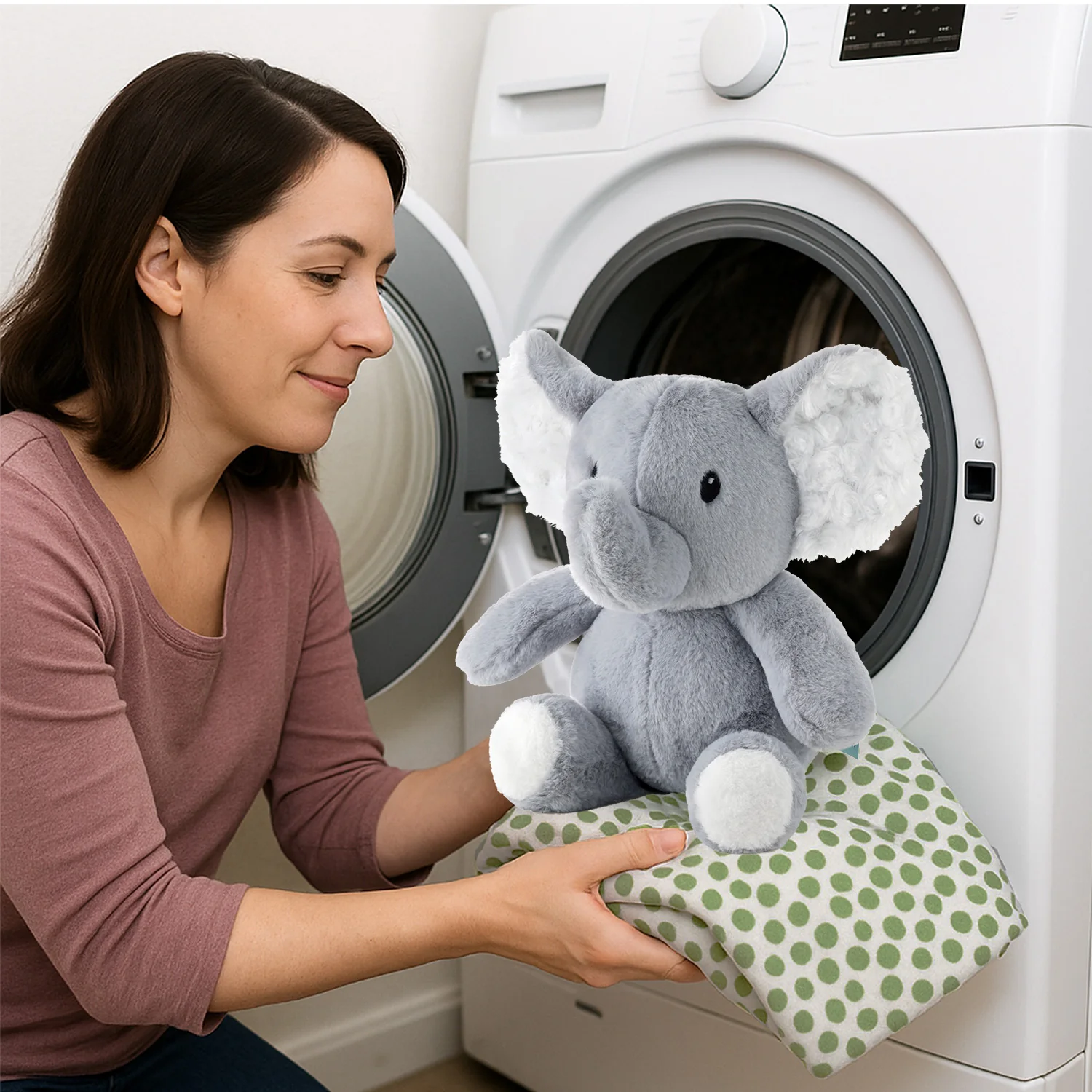 Ellie Elephant Plush Stuffed Animal and Blanket Gift Set - Image 5