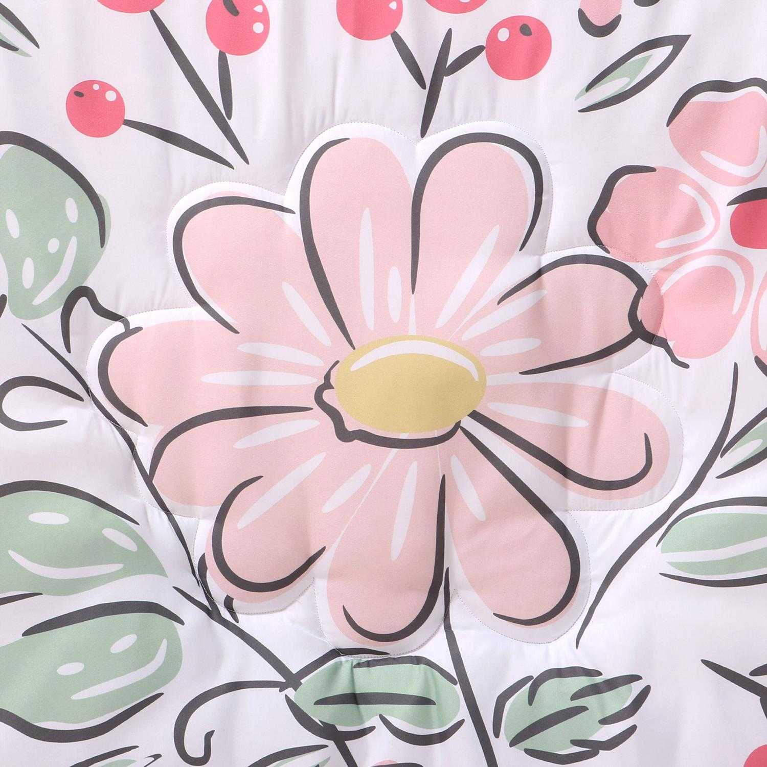 Floral Fun 5-Piece Crib Bedding Set - Image 7