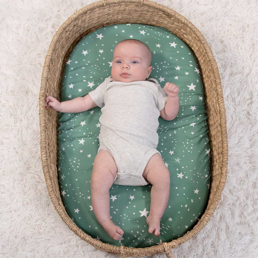 Green Safari Baby Bassinet Sheets 4-Pack for Boys and Girls - Image 5