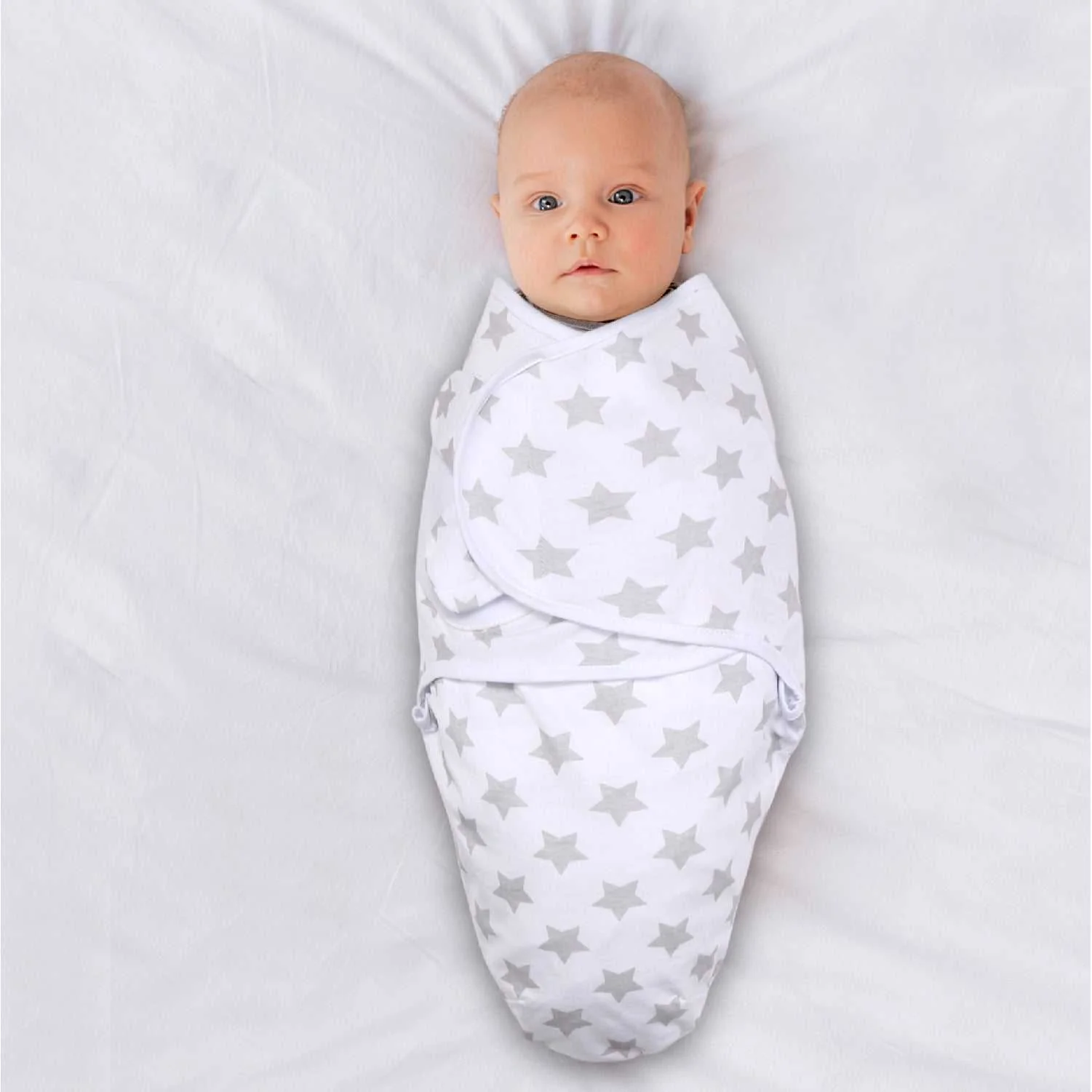 Grey Patterned Swaddles, 3-Pack Set - Image 4