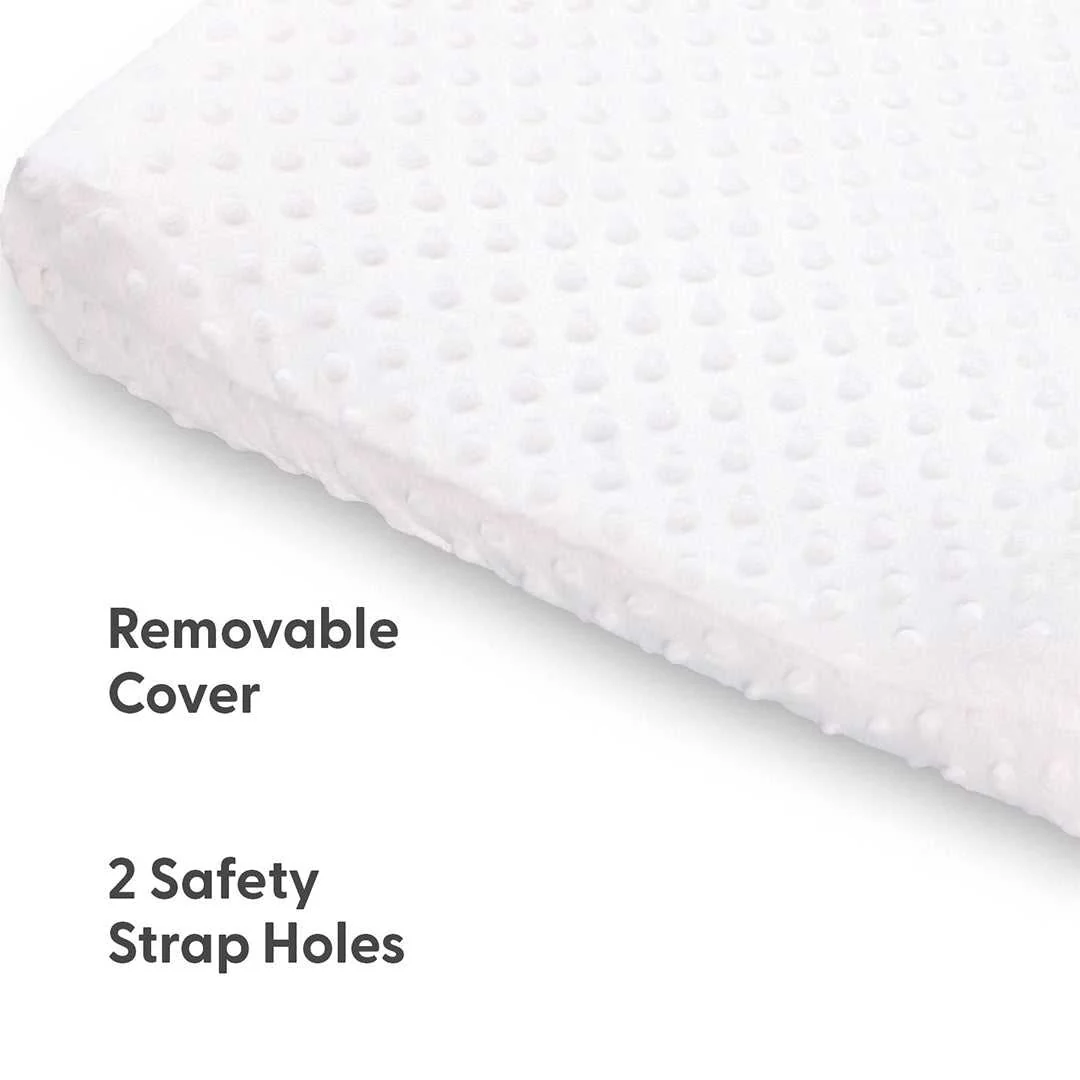 Gray & White Minky Baby Girl or Boy Changing Pad Covers Set of 2 - Image 3
