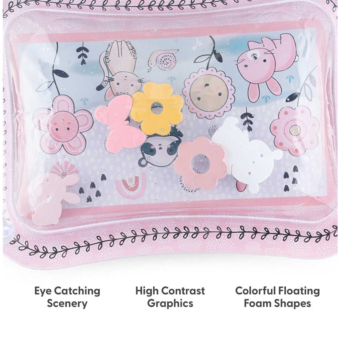 Happy Garden Tummy Time Water Play Mat Girls or Boys - Image 3