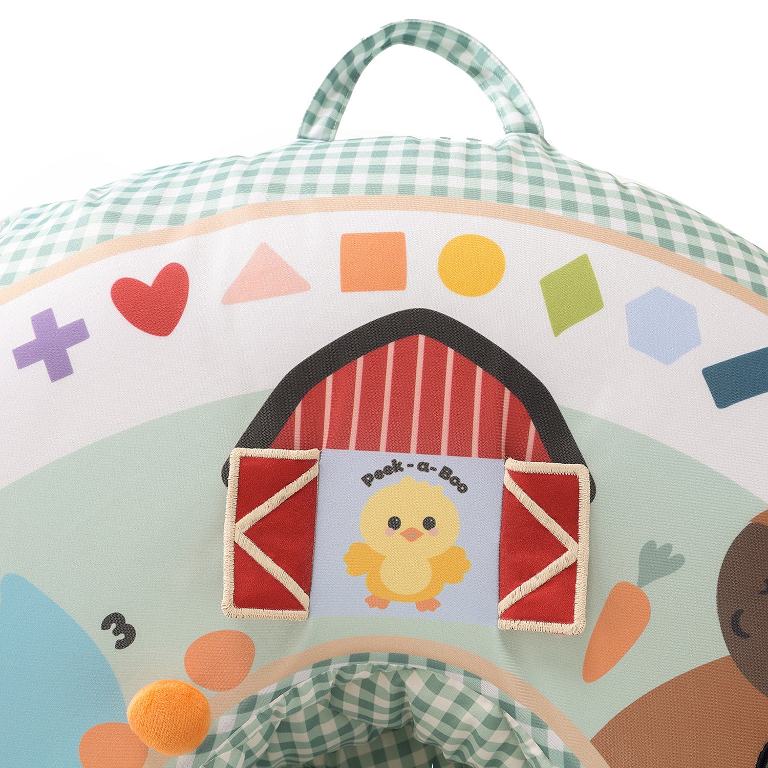 Inflatable Play Ring Activity Center - Gingham Farm - Image 8