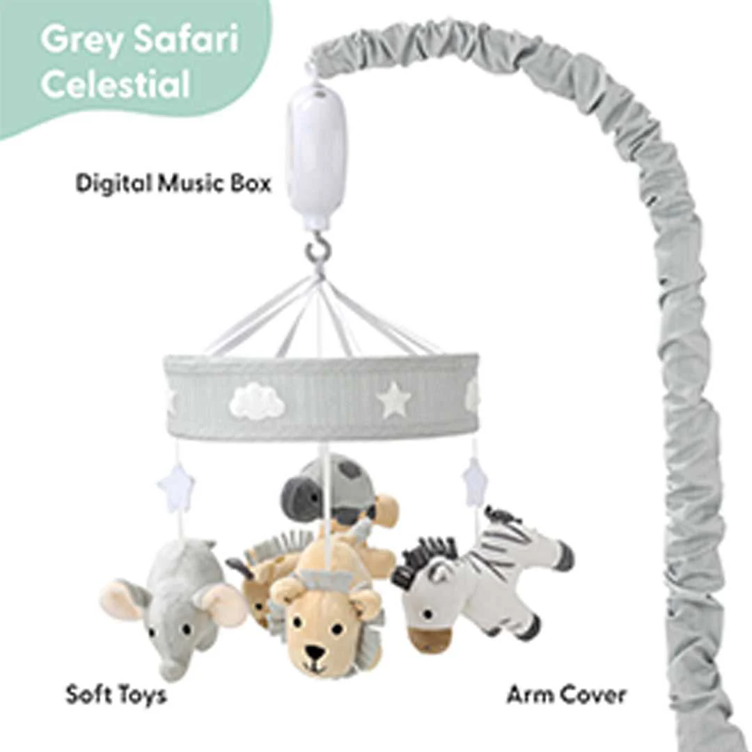 Jungle Safari Musical Crib Mobile for Baby Boys and Girls - Image 2