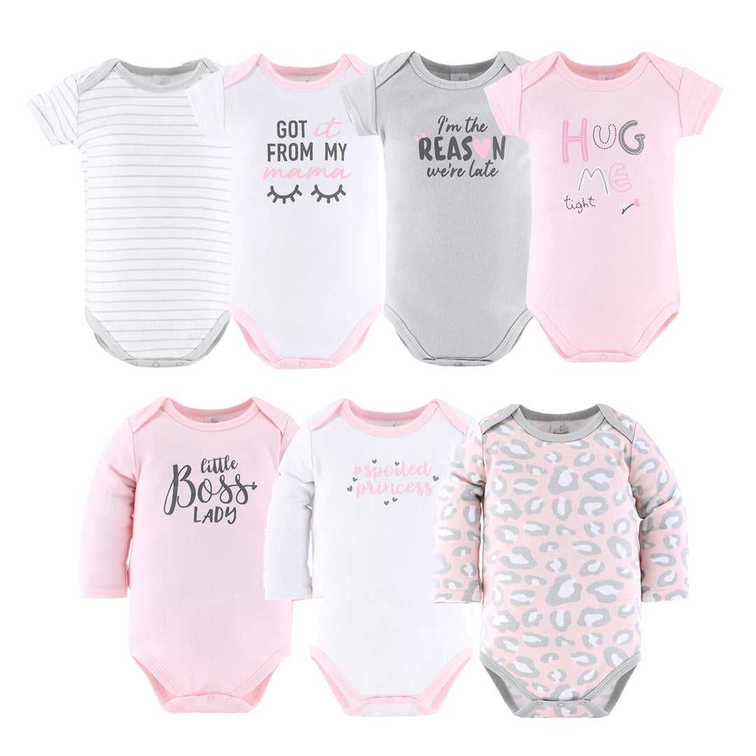 Pink, Grey Baby Layette Gift Set, 23 Piece - Image 3