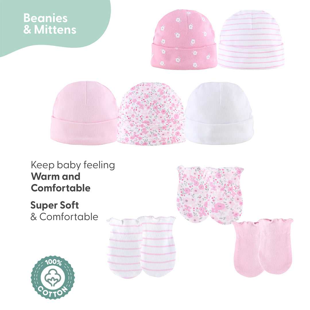 Floral Baby Layette Gift Set, 23 Piece - Image 5