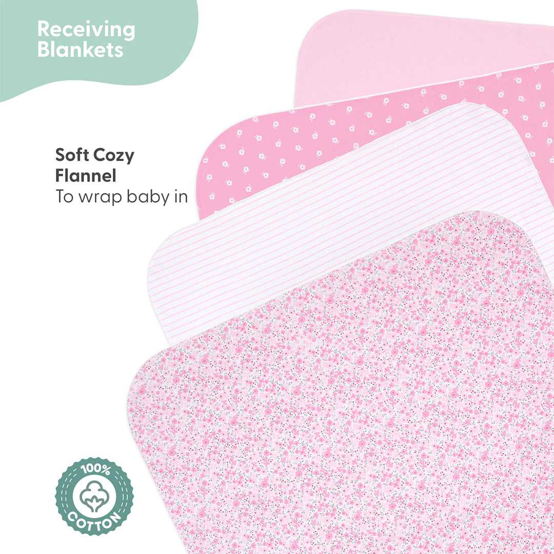 Floral Baby Layette Gift Set, 23 Piece - Image 6