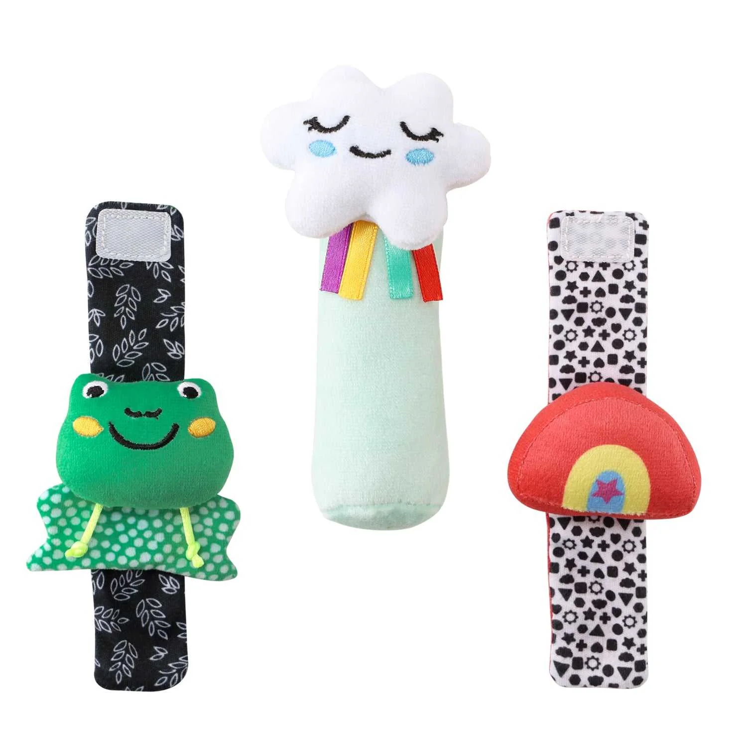 Montessori Baby Sock Rattles Set of 5 - Image 4