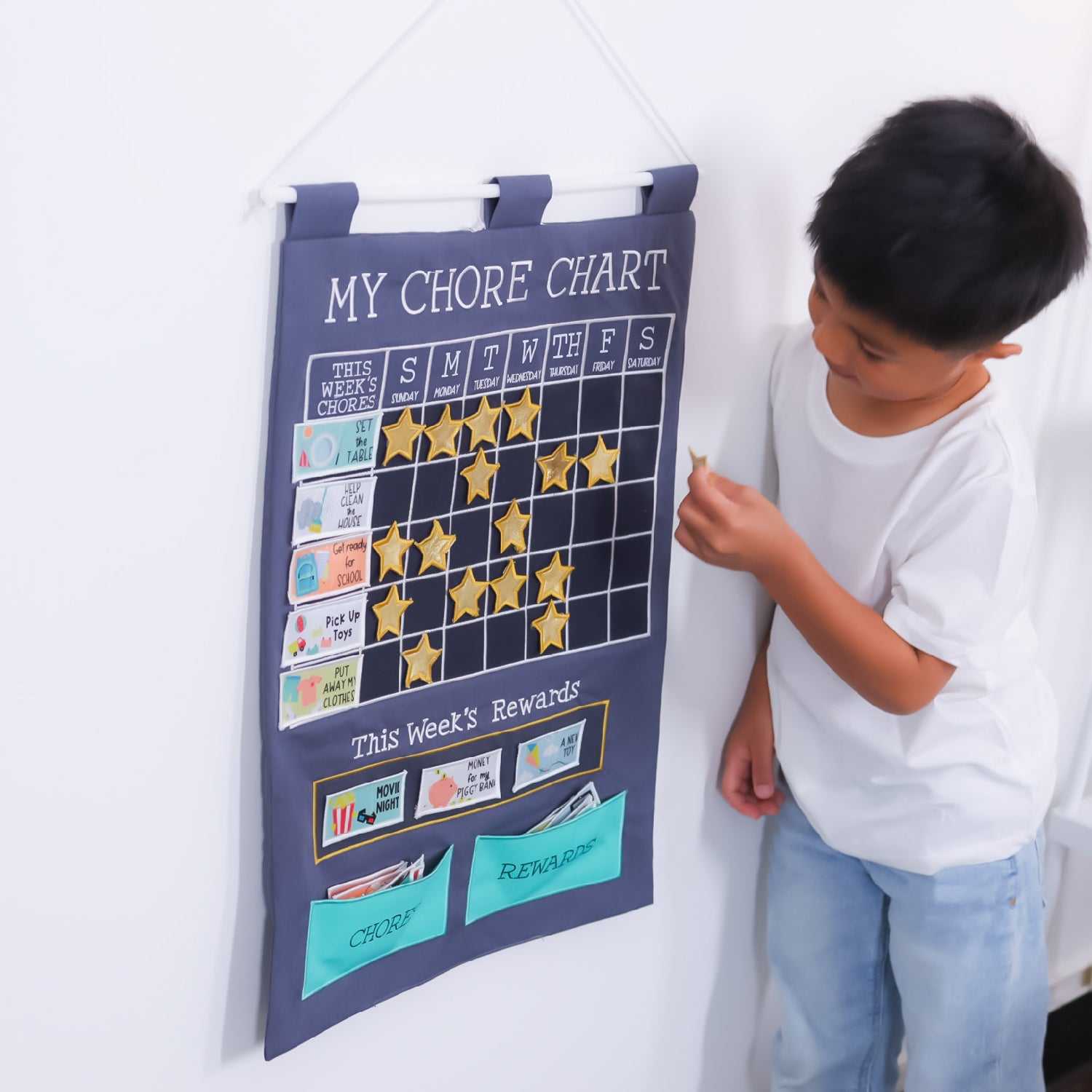 My First Chore Learning Calendar Wall Chart - Image 7
