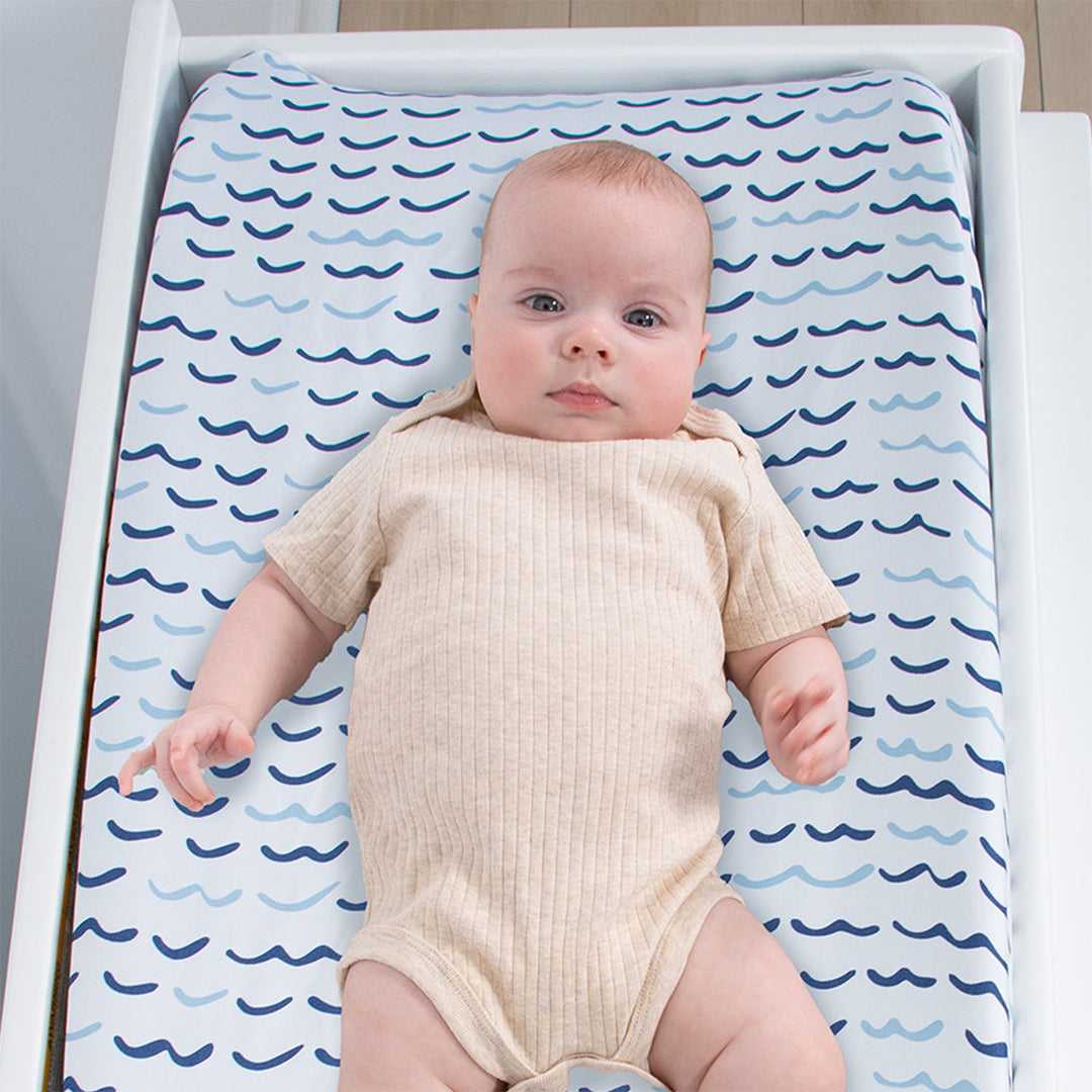 Nautical Whale Baby Girl or Boy Changing Pad Covers Set of 3 - Image 7