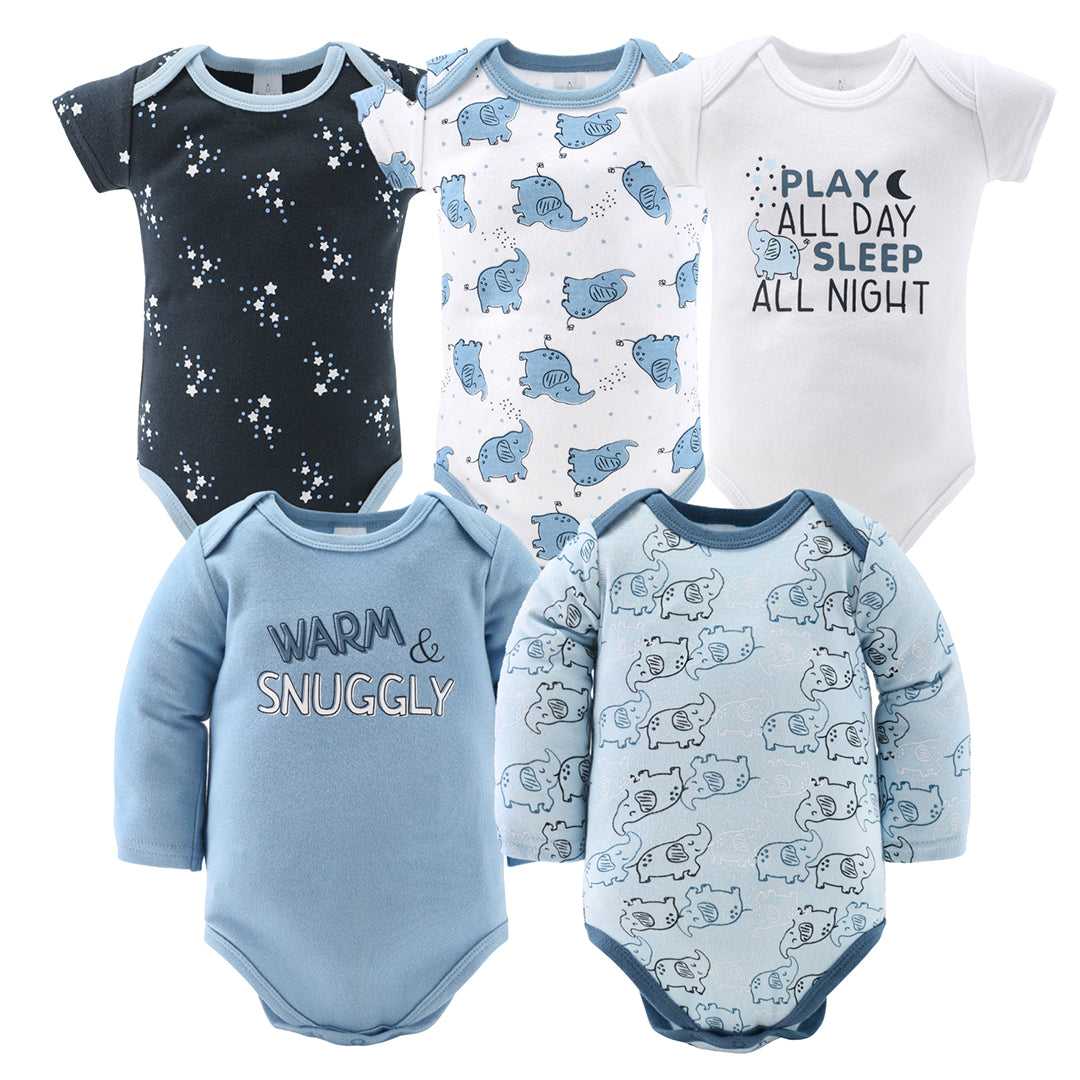 Elephant Blue Baby Layette Gift Set, 30 Piece - Image 3