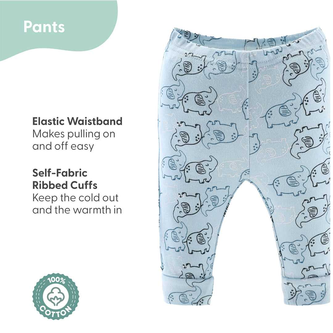 Elephant Blue Baby Layette Gift Set, 30 Piece - Image 5