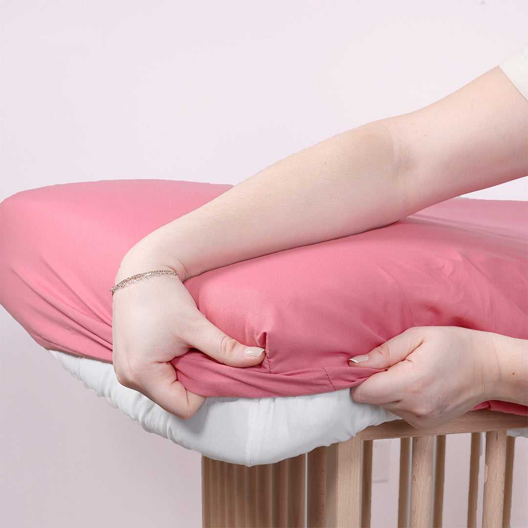Pink Elephants 4-Pack Baby Girl Fitted Crib Sheet Set - Image 6