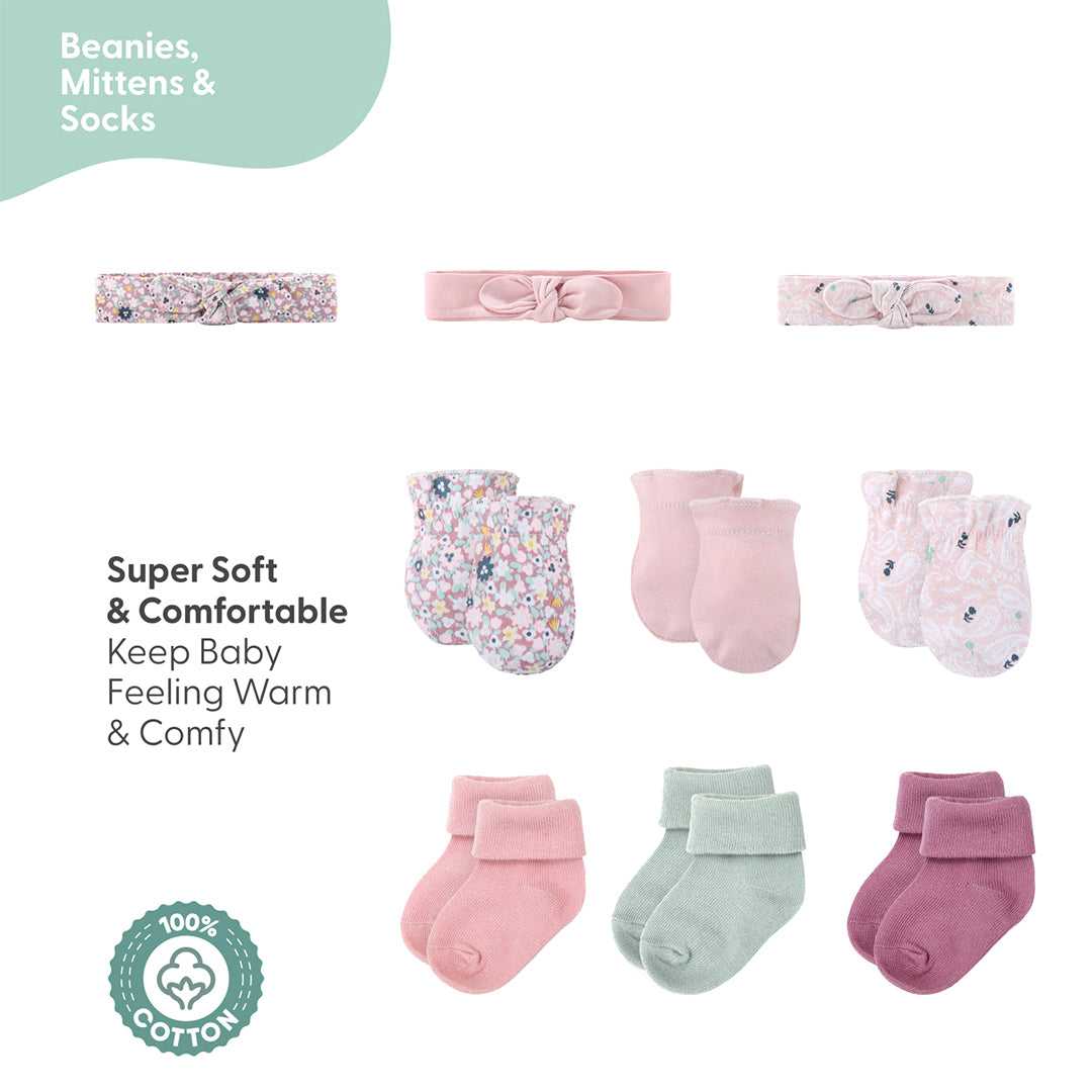 Prairie Floral Baby Layette Gift Set, 16 Piece - Image 7