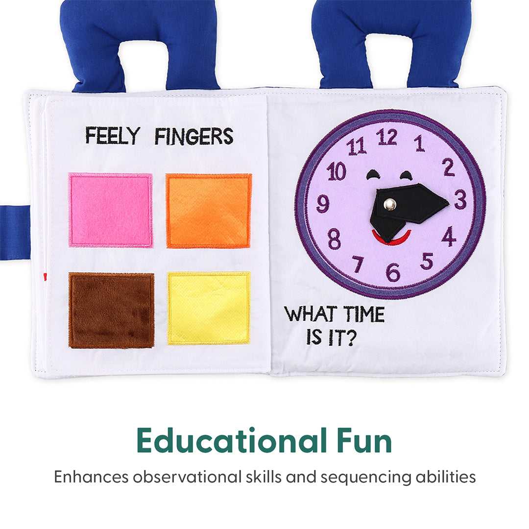 Quiet Time Busy Soft Interactive Cloth Activity Book - Image 4
