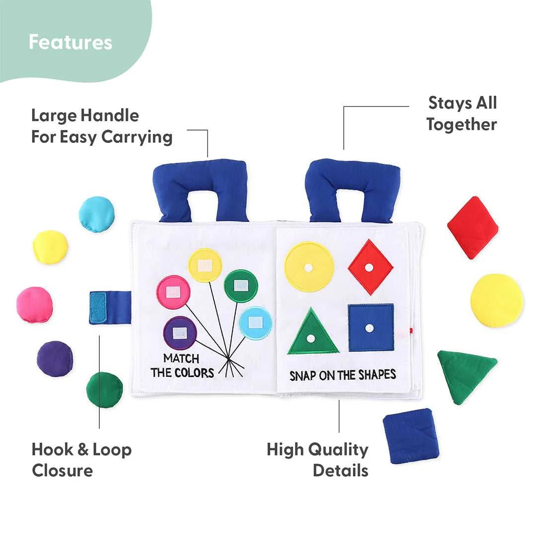 Quiet Time Busy Soft Interactive Cloth Activity Book - Image 5