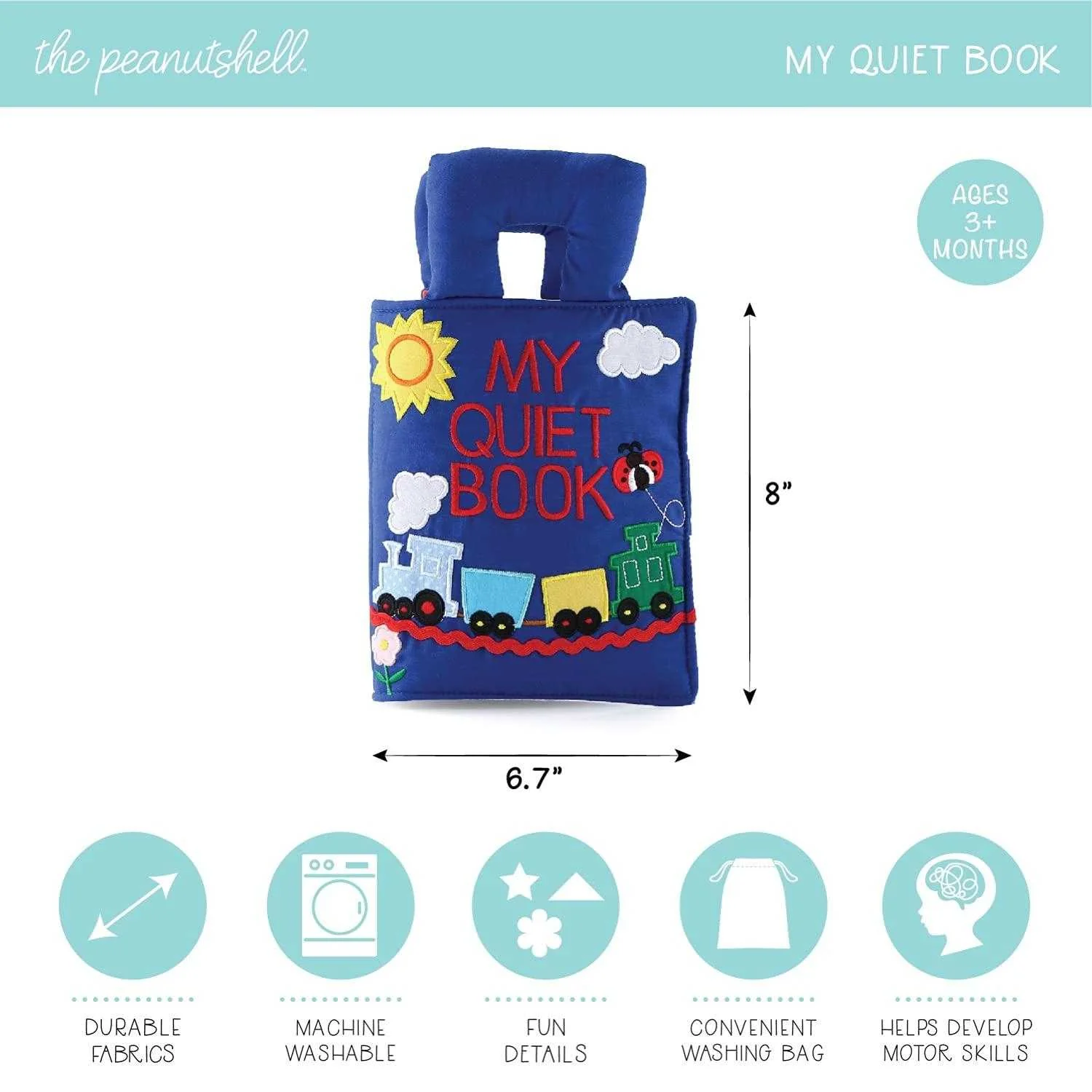 Quiet Time Soft Cloth Activity Book - Image 3