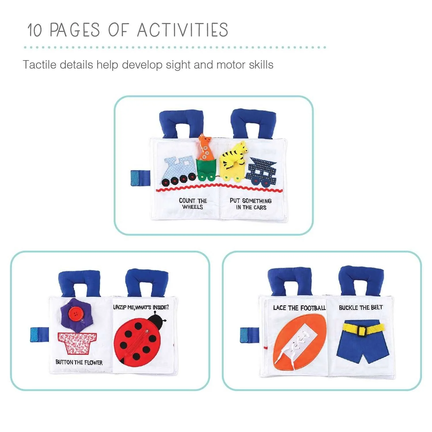 Quiet Time Soft Cloth Activity Book - Image 4