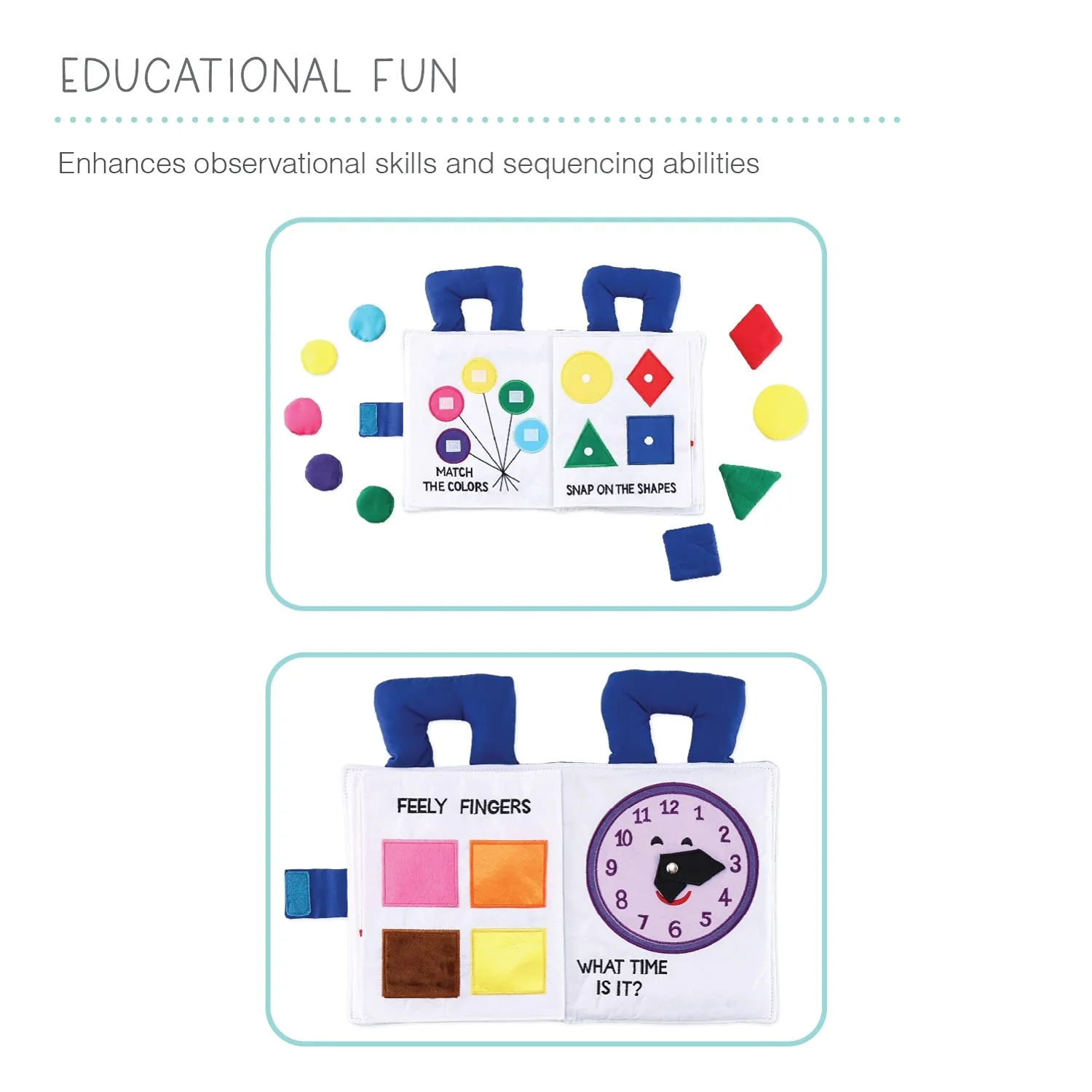 Quiet Time Soft Cloth Activity Book - Image 5