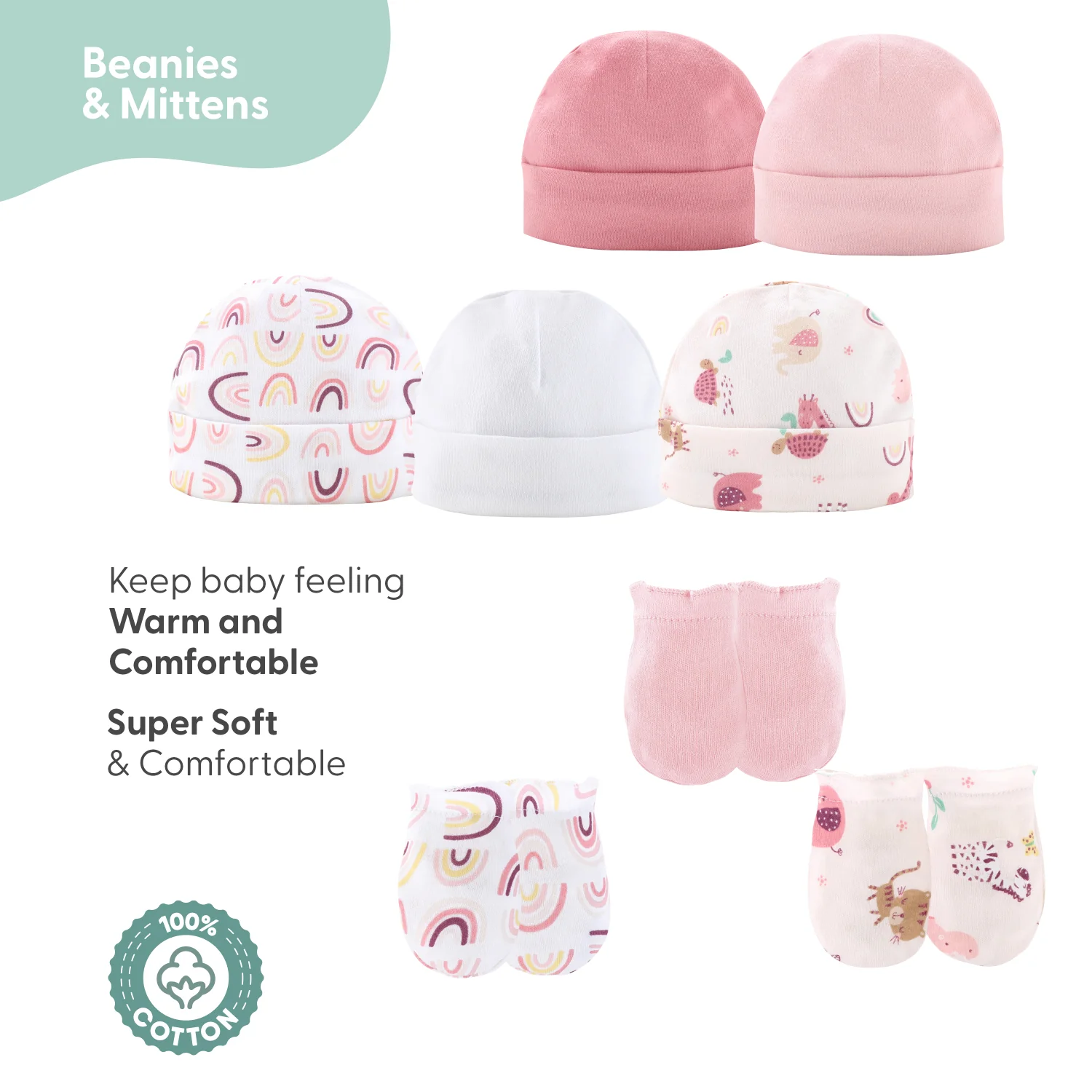 Rainbow Safari 23-Piece Layette Gift Set - Image 6