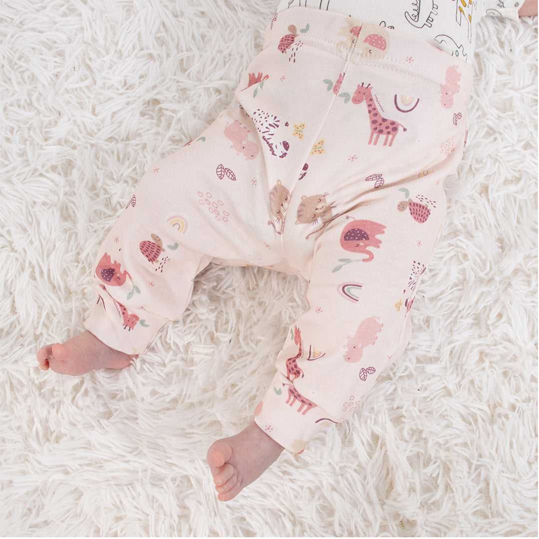 Rainbow Safari 5 Pack Baby Girl Pants Set - Image 6