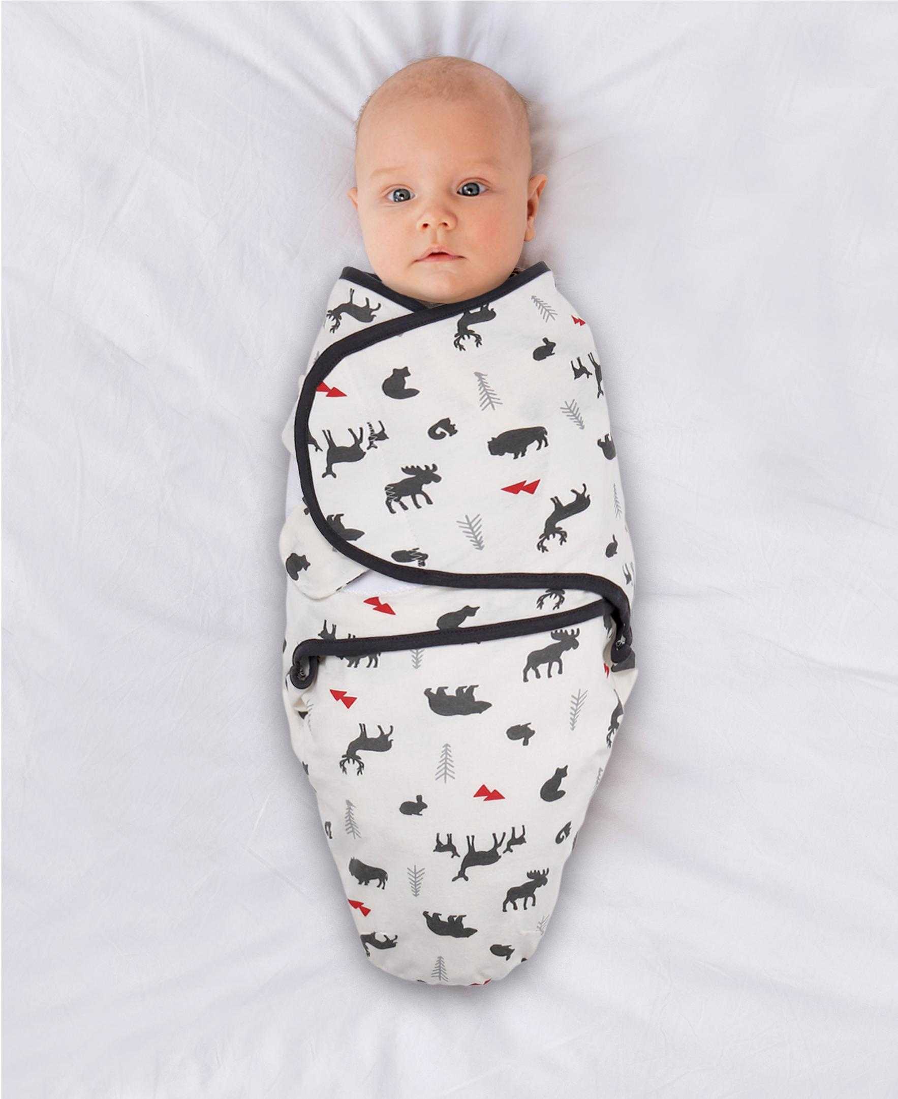 Red Woodland Baby Boy Swaddle Blankets Set of 3 - Image 3