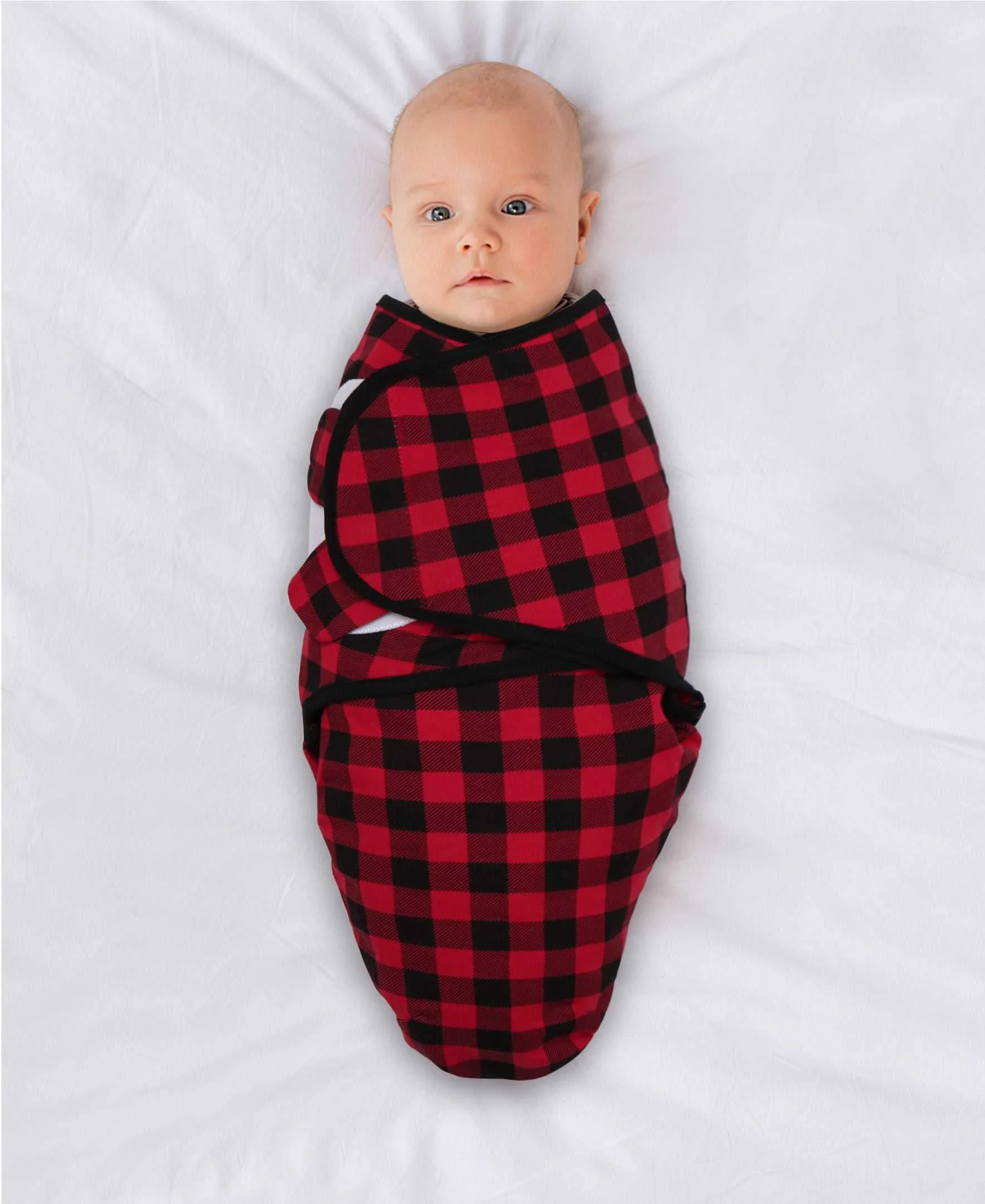 Red Woodland Baby Boy Swaddle Blankets Set of 3 - Image 5