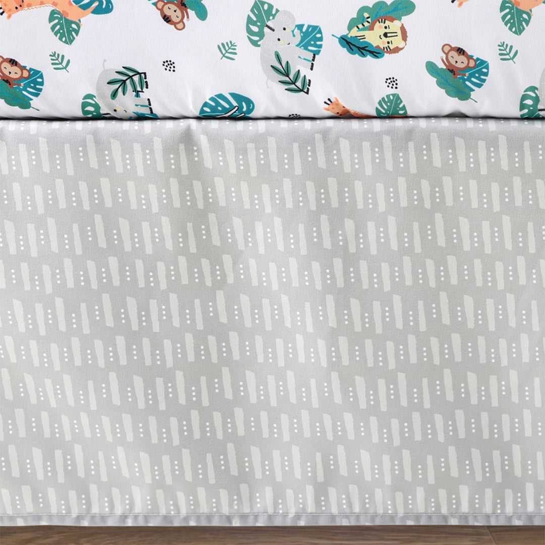 Safari Adventures 3 Piece Baby Crib Bedding Set for Boys & Girls - Image 4