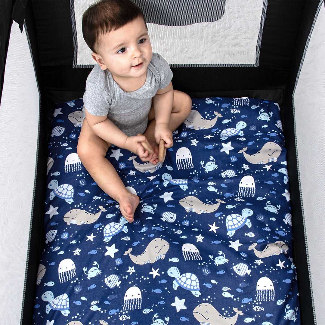 Sealife Playard Mini Crib Sheets, 3-Pack - Image 5