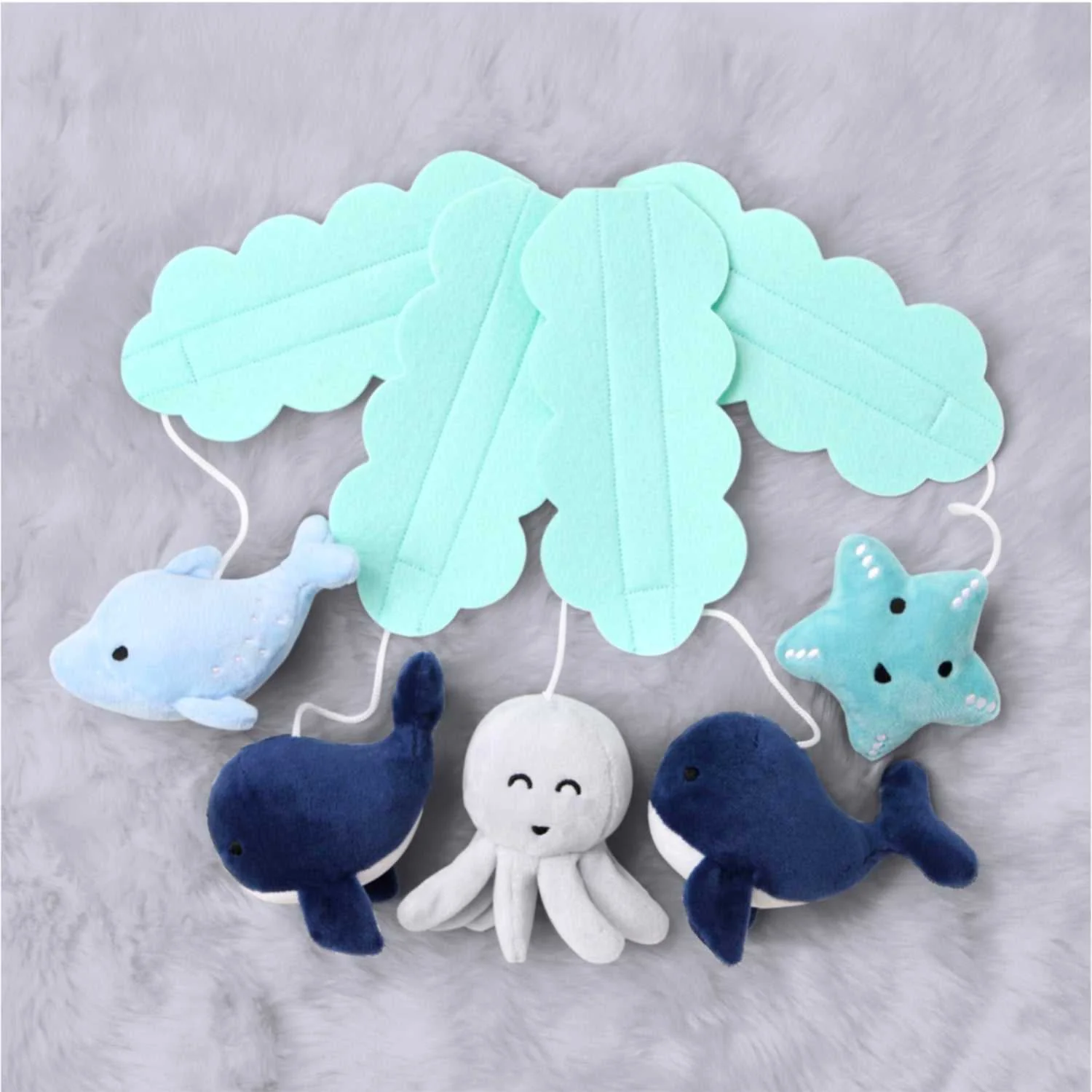 Nautical Baby Musical Crib Mobile - Image 8
