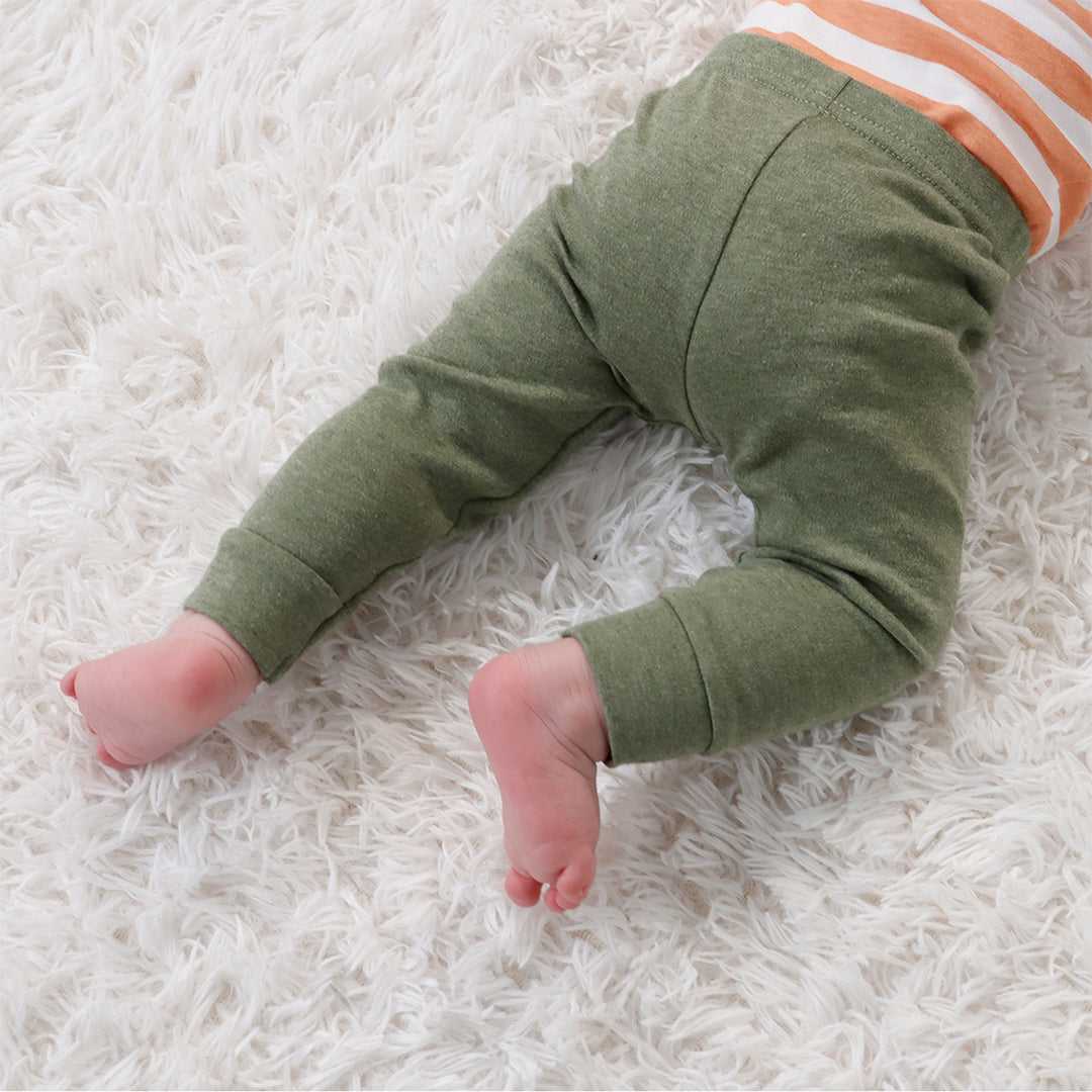 Soft Heather Neutrals Baby Pants, 5-Pack, Newborn to 24 Months - Image 6