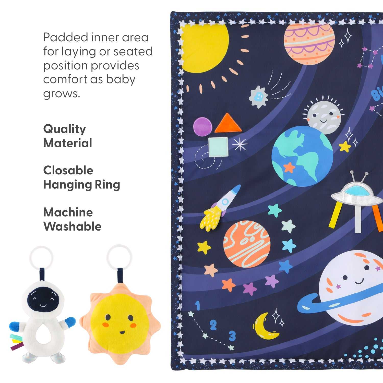 Space Baby Play Gym & 7-in-1 Play Mat - Image 4