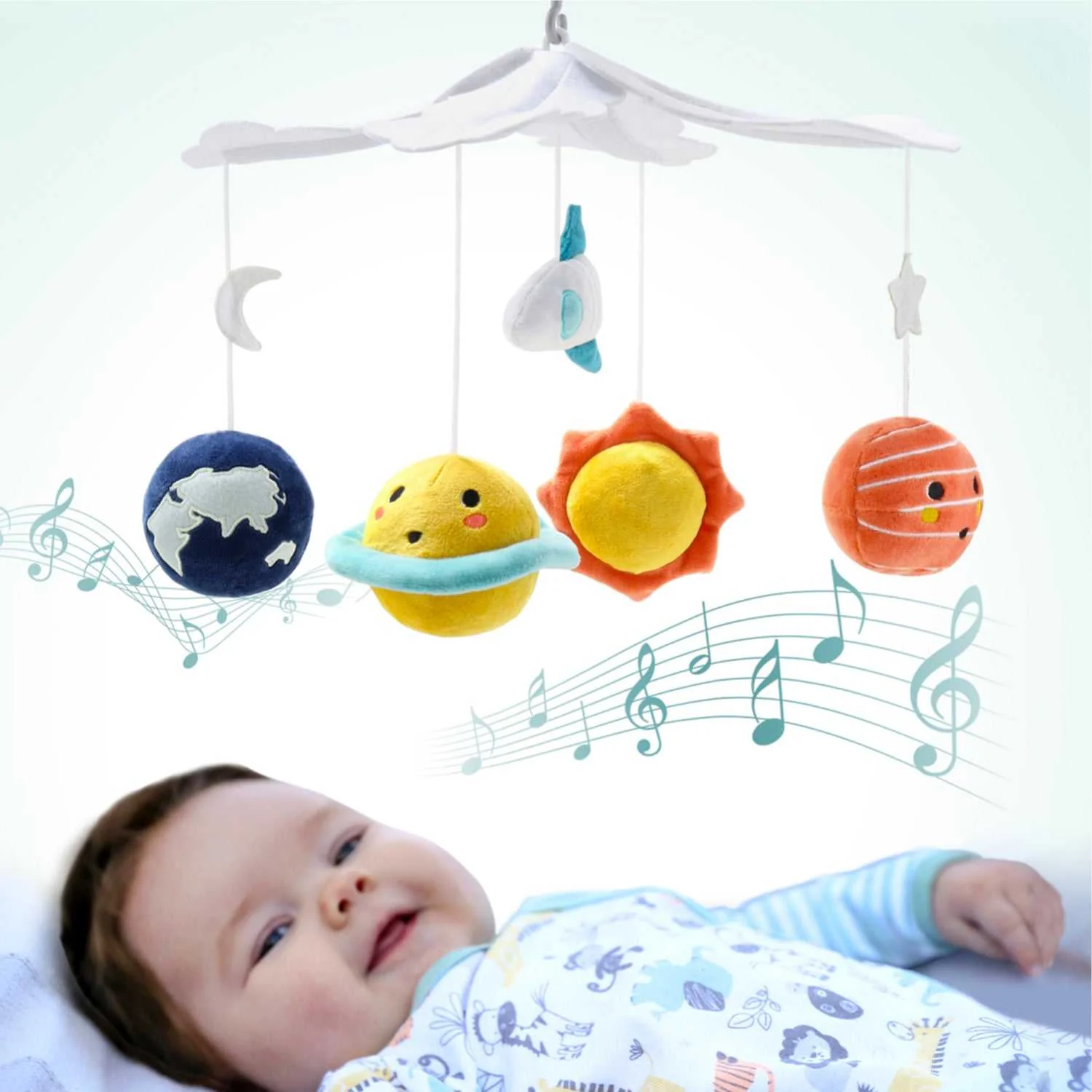 Spectacular Space Baby Musical Crib Mobile - Image 7