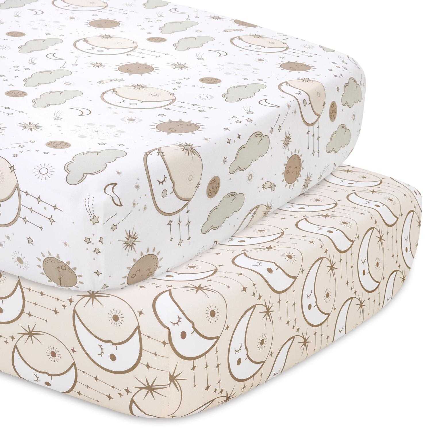 Starry Skies 5 Piece Baby Crib Bedding Set for Boys & Girls - Image 3