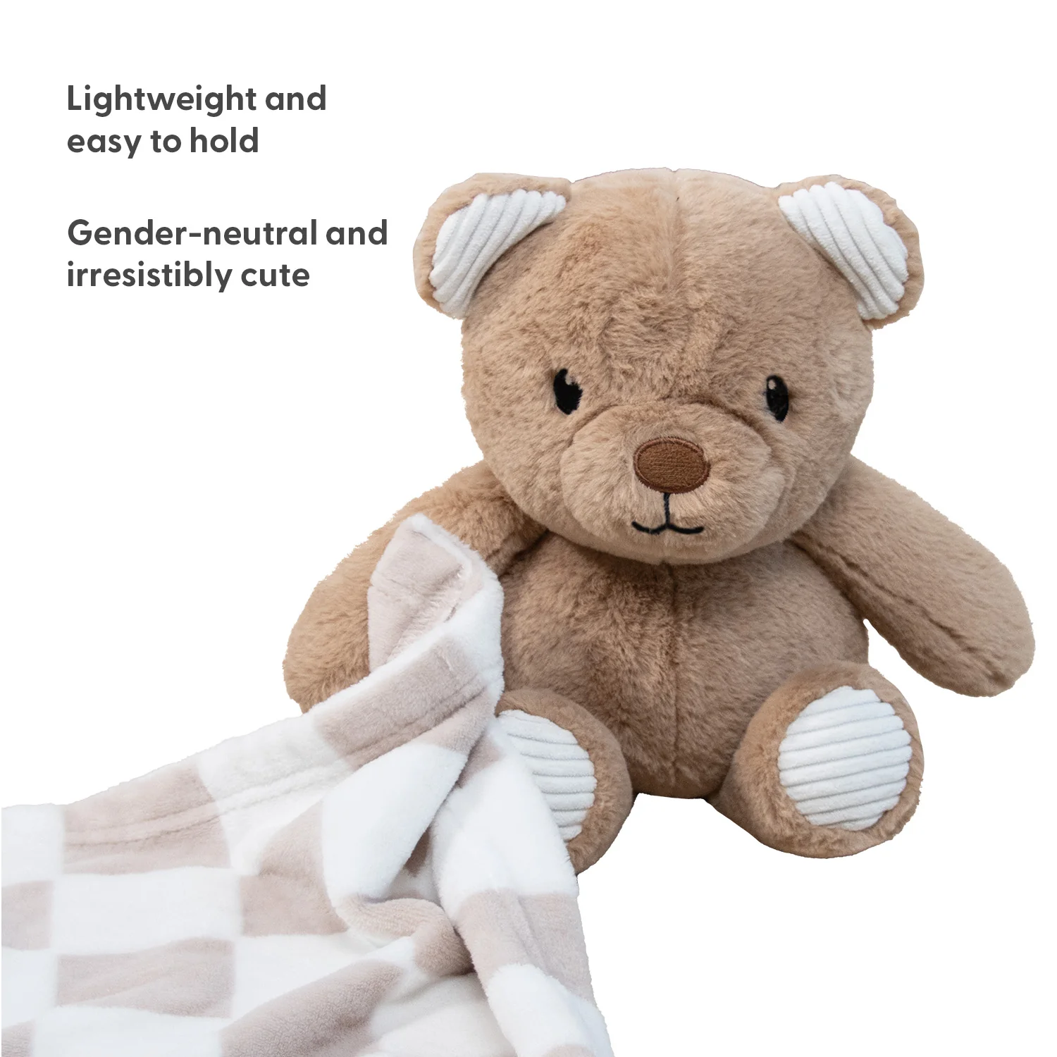 Teddy Bear Plush Stuffed Animal and Blanket Gift Set - Image 5