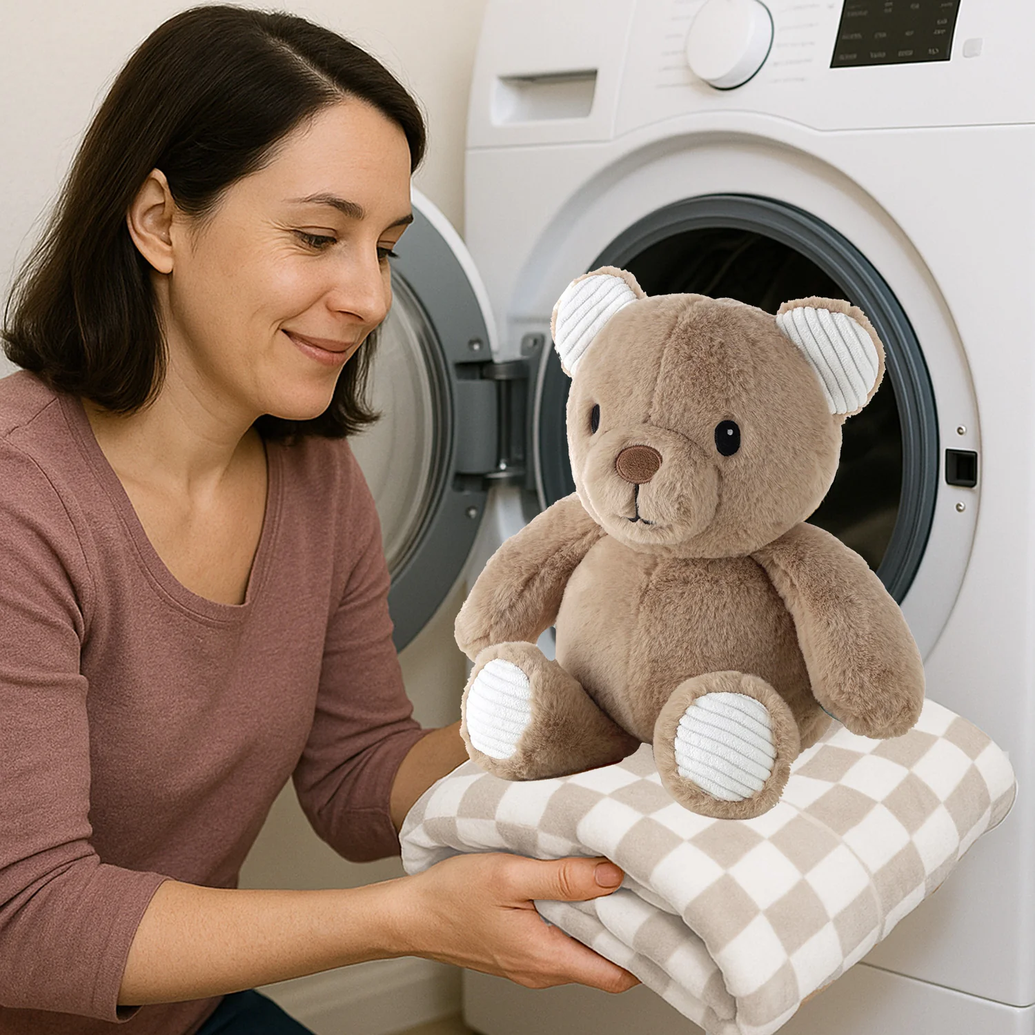 Teddy Bear Plush Stuffed Animal and Blanket Gift Set - Image 6