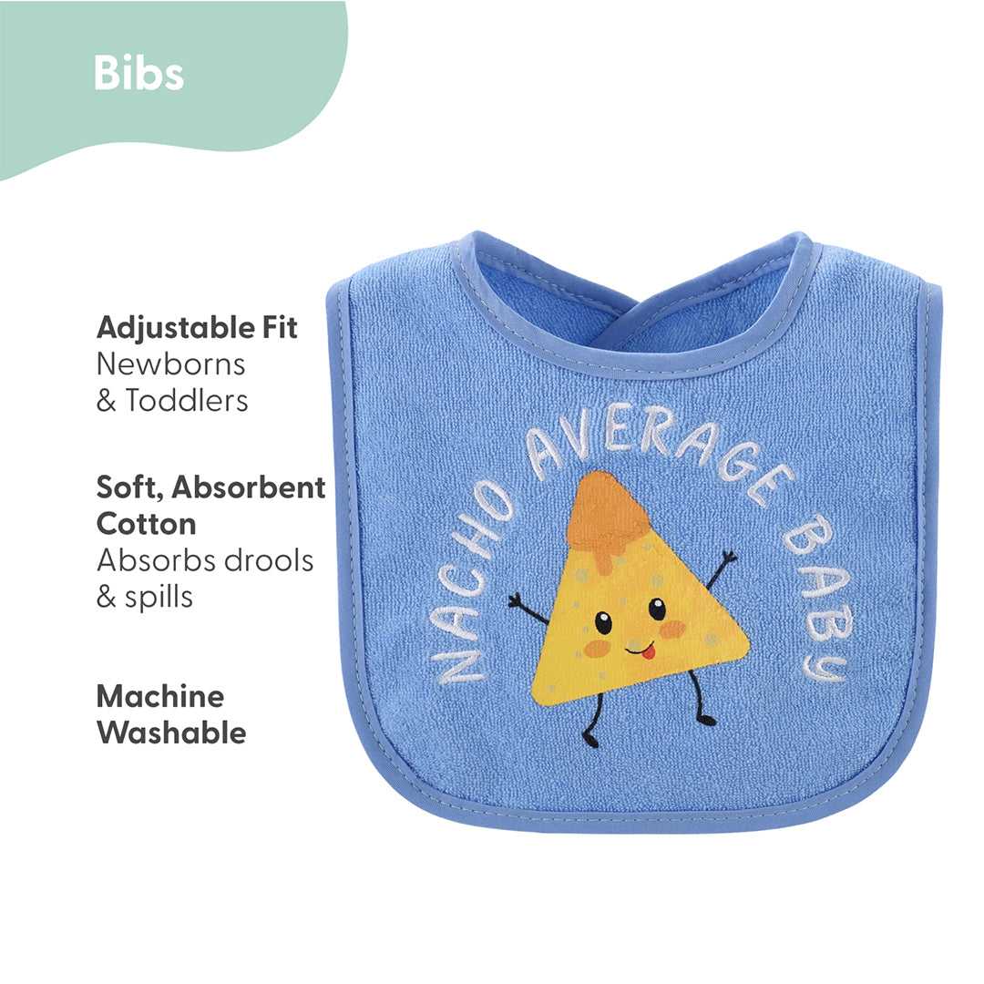 Oh Boy! Baby Boy Terry Bibs Set of 10 - Image 3