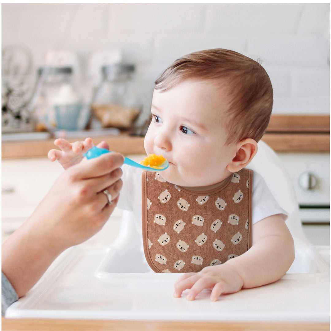 Soft Neutral Baby Boy or Girl Bibs Set of 10 - Image 7