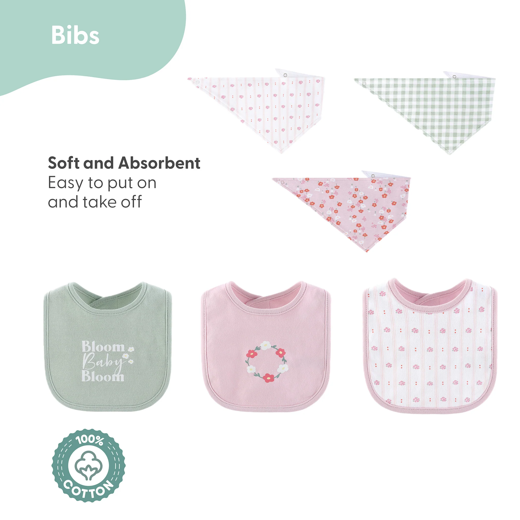 23-Piece Baby Girl Clothing Set, Cherry Blossom - Image 4