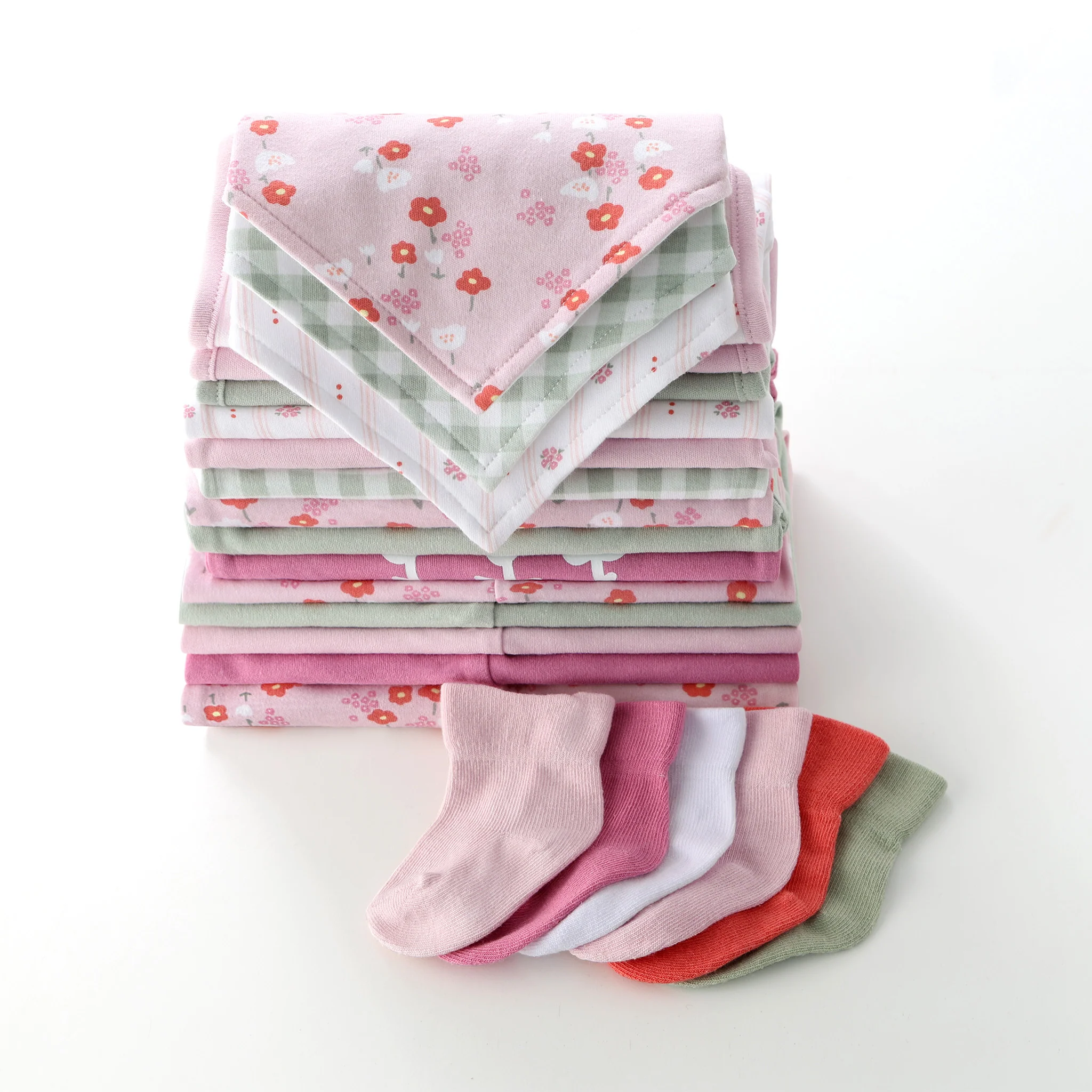 23-Piece Baby Girl Clothing Set, Cherry Blossom - Image 6