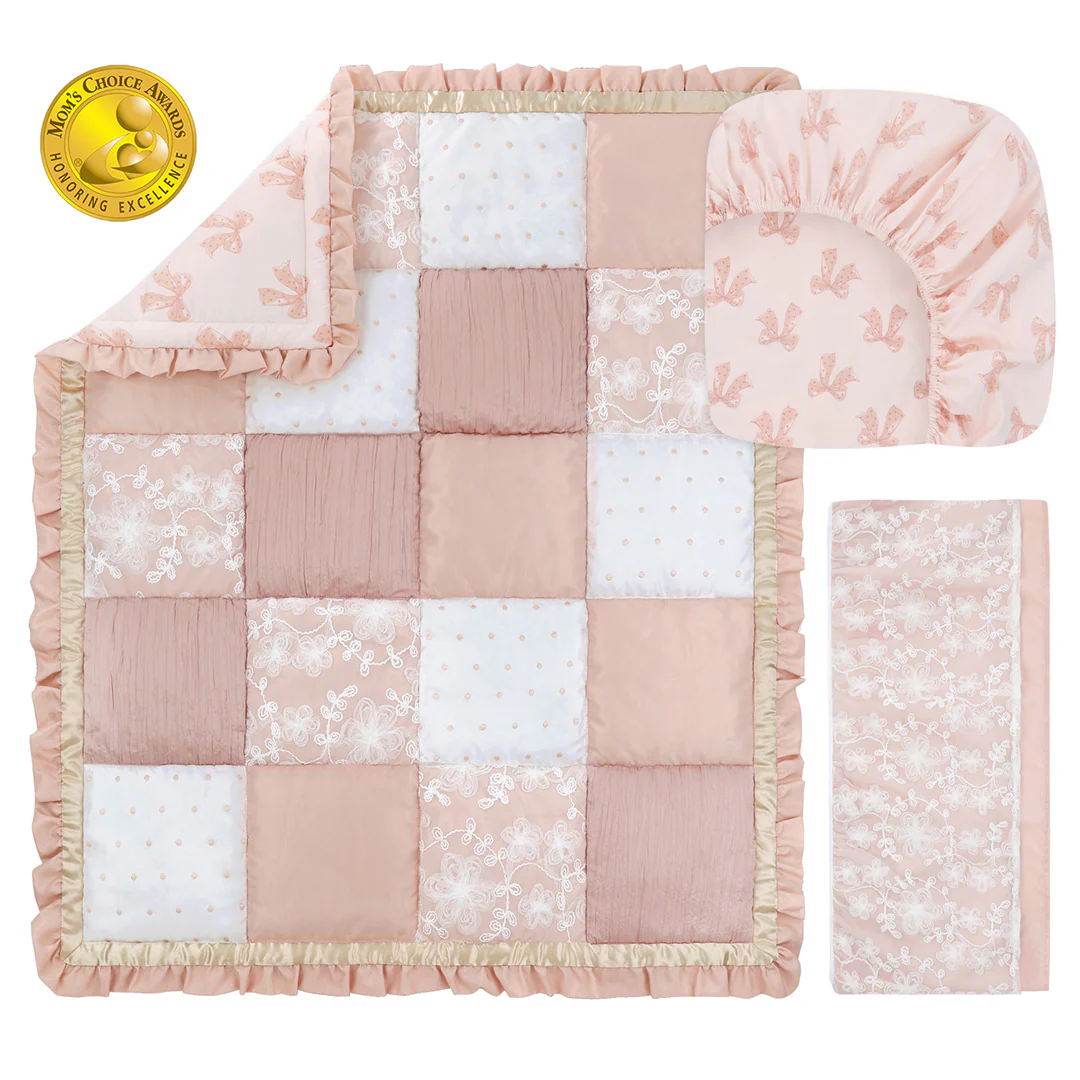 Grace 3-Piece Crib Bedding Set - Image 2
