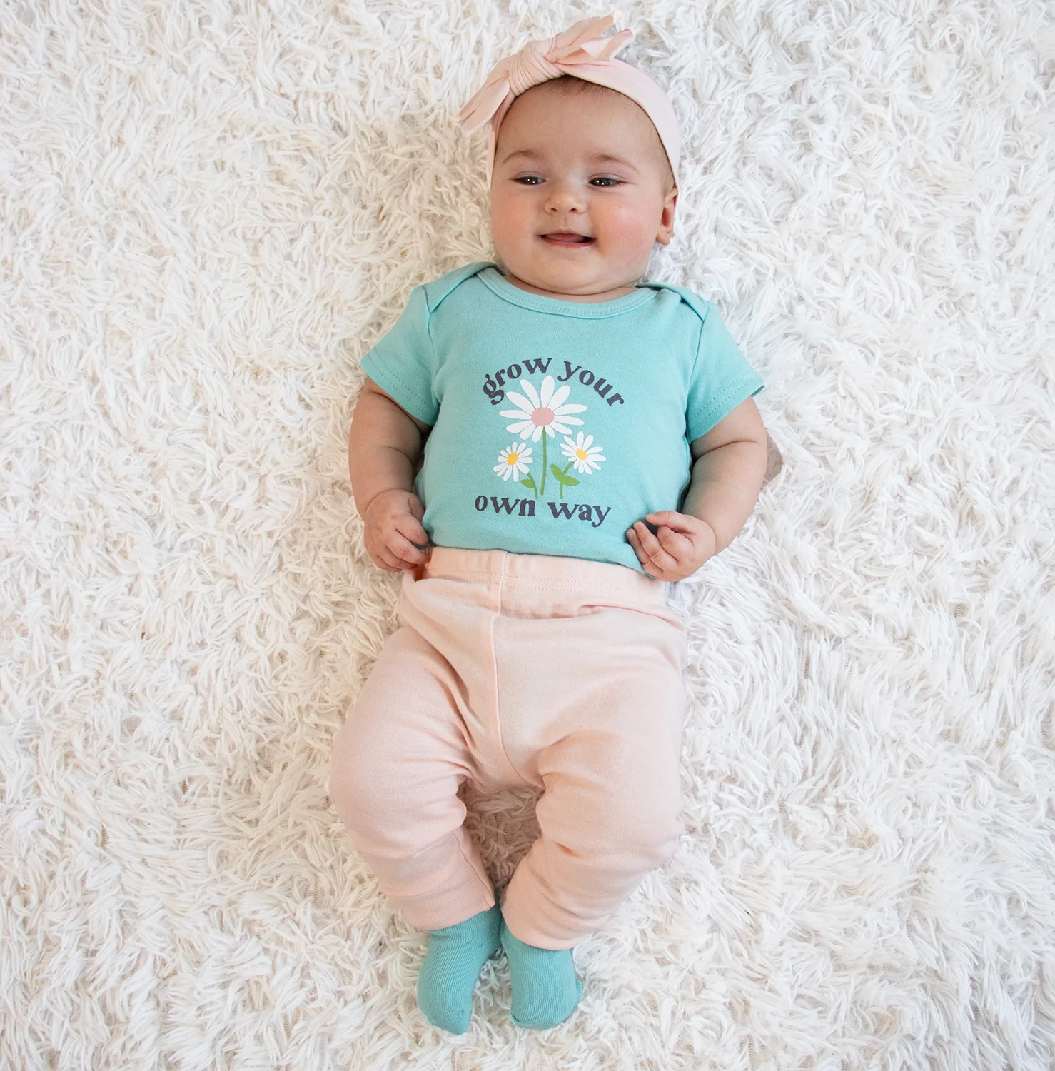 Carefree Floral Baby Girl Clothing Gift Set, 15-Piece - Image 8