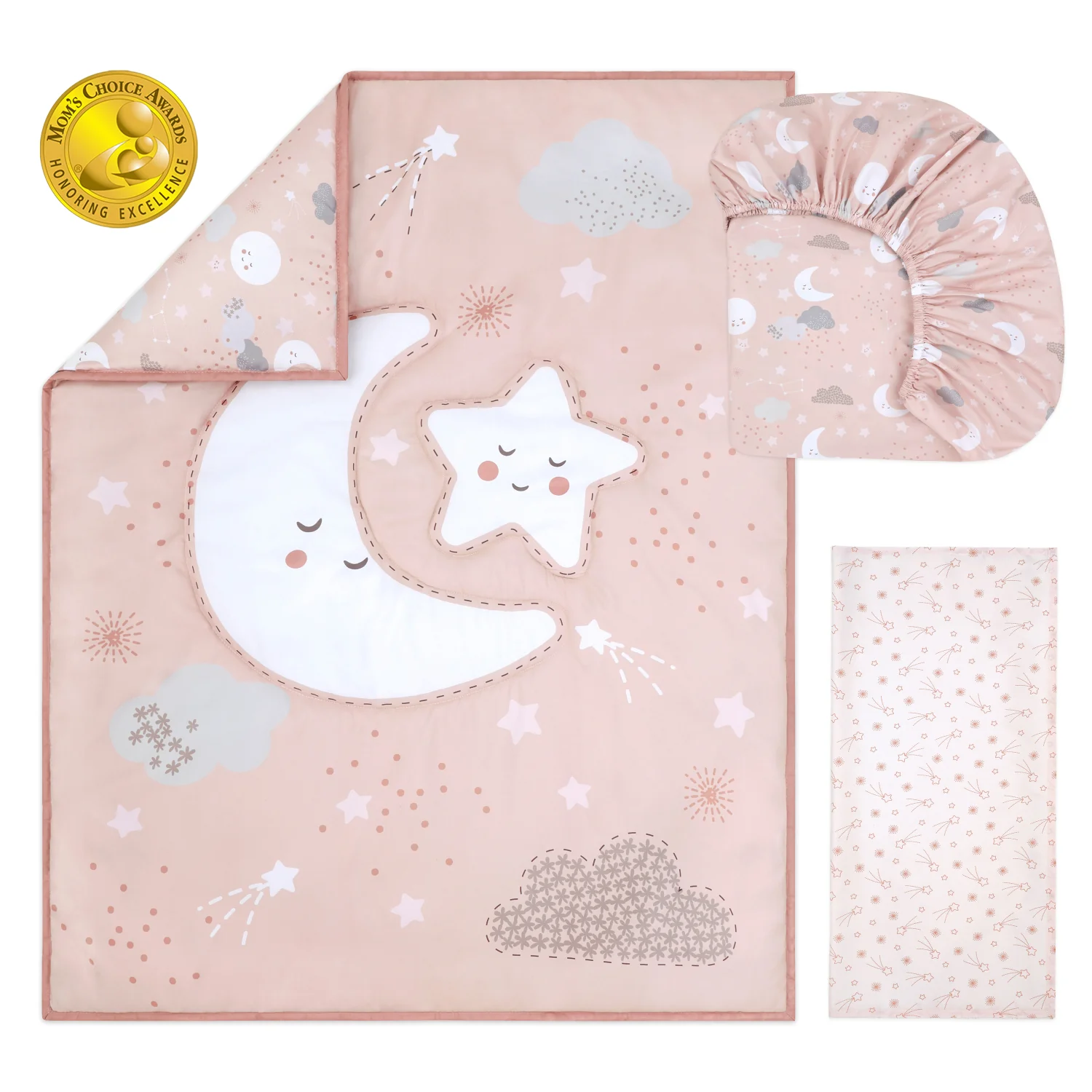 New Moon 3-Piece Crib Bedding Set - Image 2