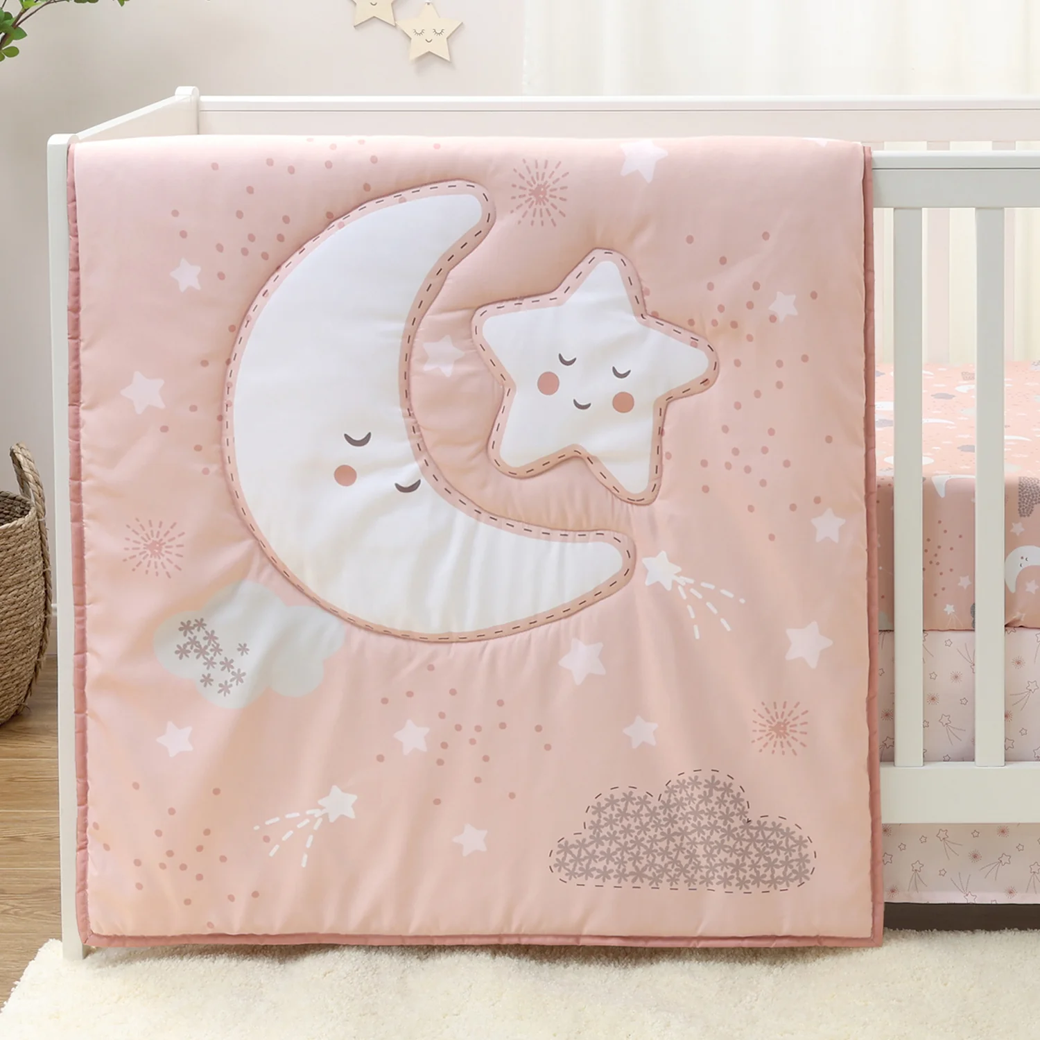 New Moon 3-Piece Crib Bedding Set - Image 5