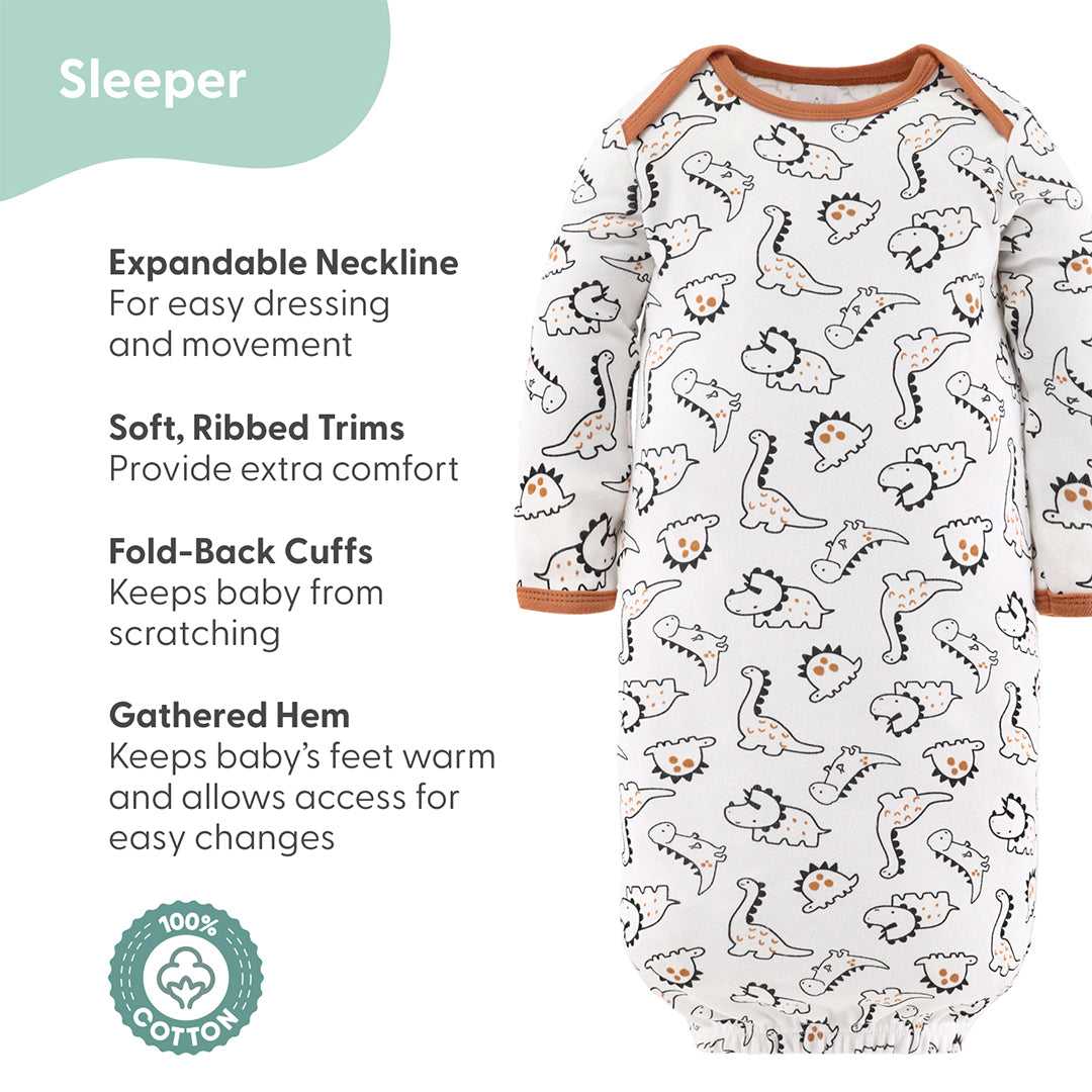 Tiny Dino Baby Layette Gift Set, 16 Piece - Image 4