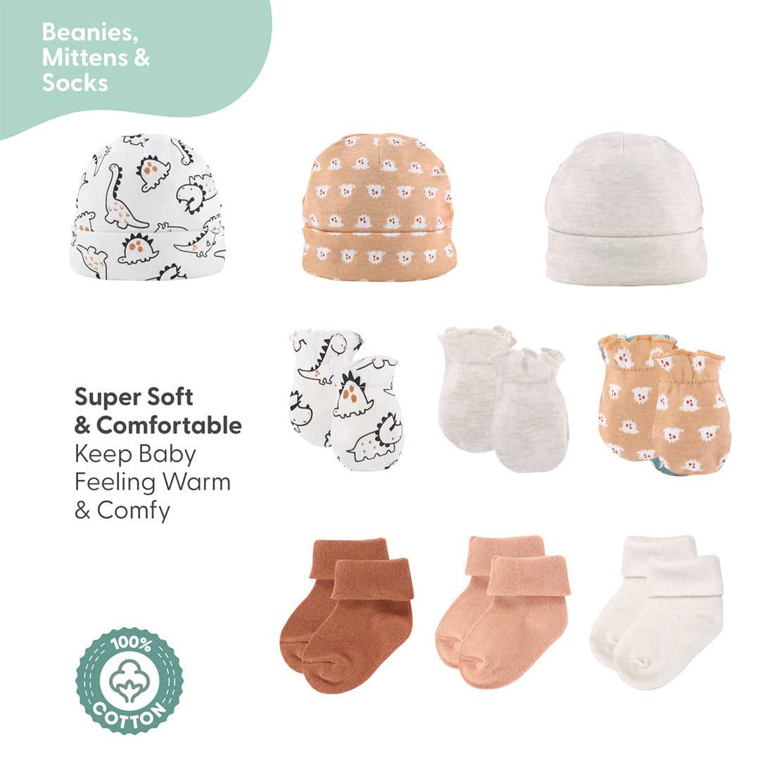 Tiny Dino Baby Layette Gift Set, 16 Piece - Image 5