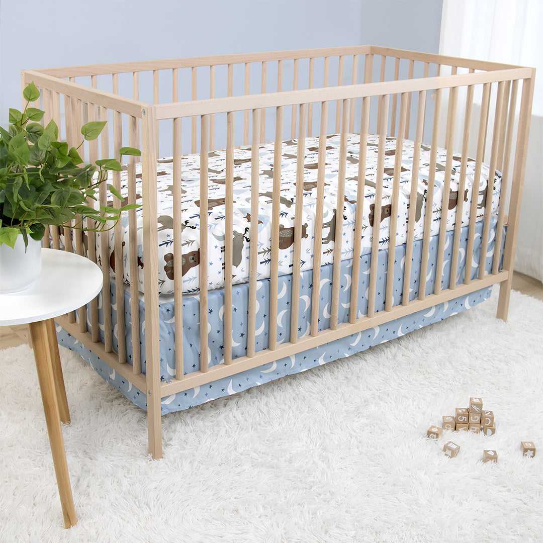 Under the Stars 3 Piece Baby Crib Bedding Set for Boys - Image 6