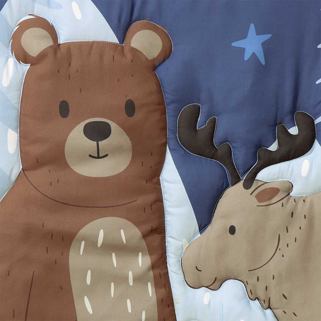 Under the Stars 3 Piece Baby Crib Bedding Set for Boys - Image 7