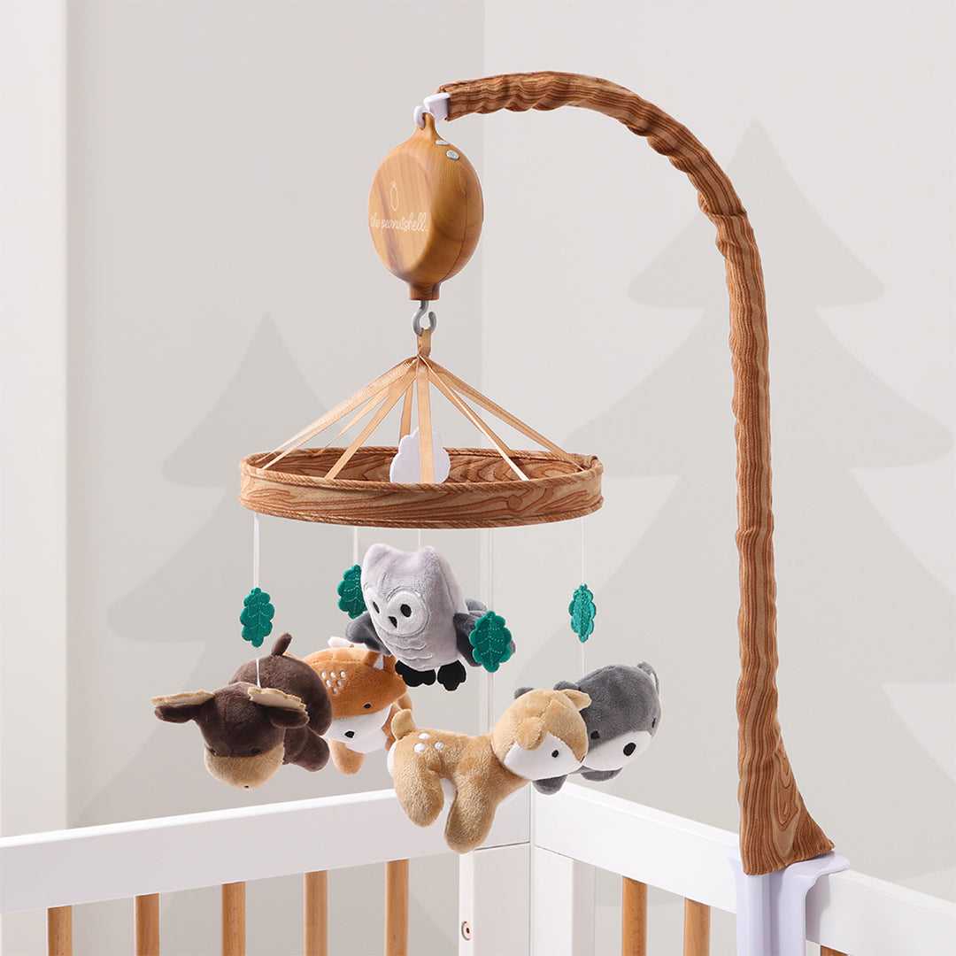 Whimsical Woodland Baby Mobile for Musical Crib - Image 5
